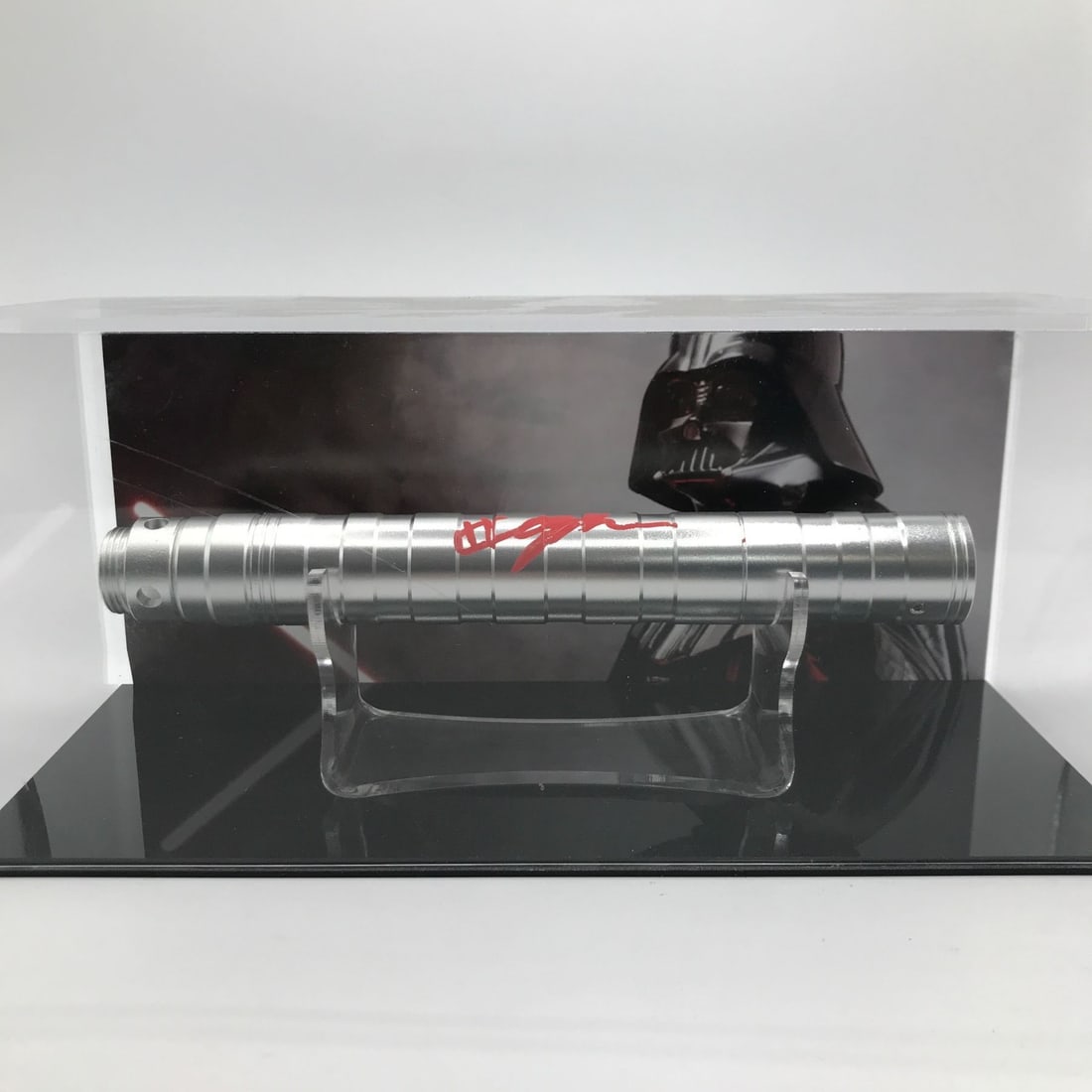 HAYDEN CHRISTENSEN SIGNED DARTH VADER PRESENTATION PIECE - WWOC COA: Prices are in Canadian dollars