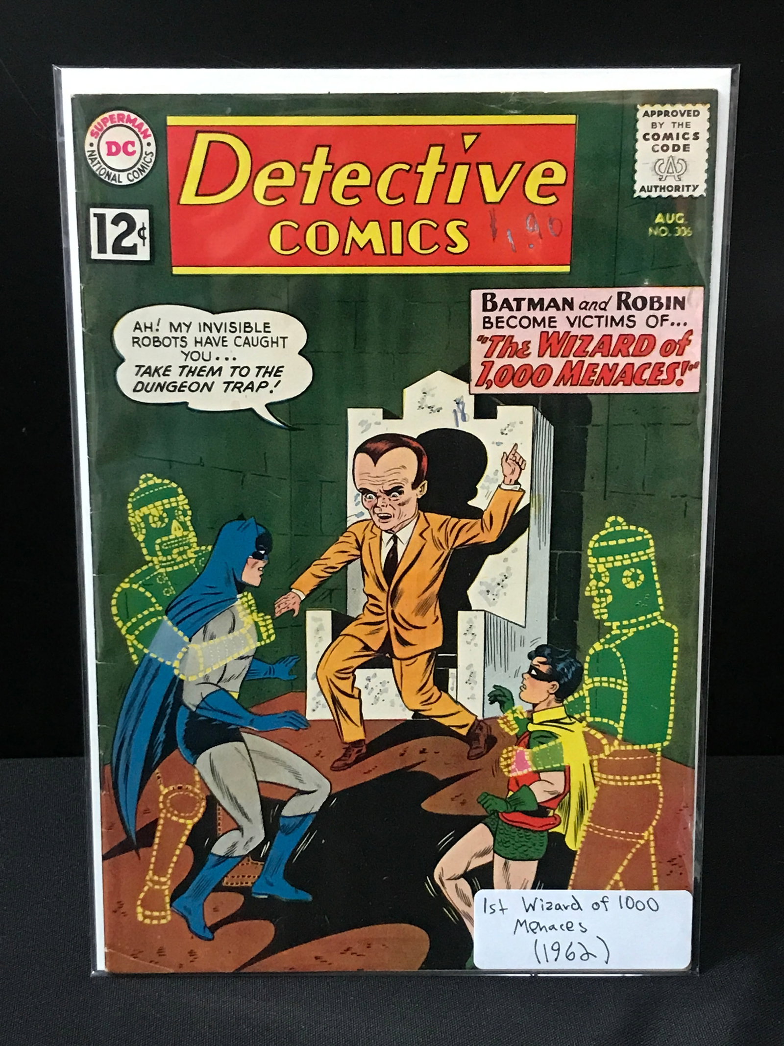 DETECTIVE COMICS #306 1ST WIZARD OF 1000 MENACES (1962) - DC COMICS (1 of 1)