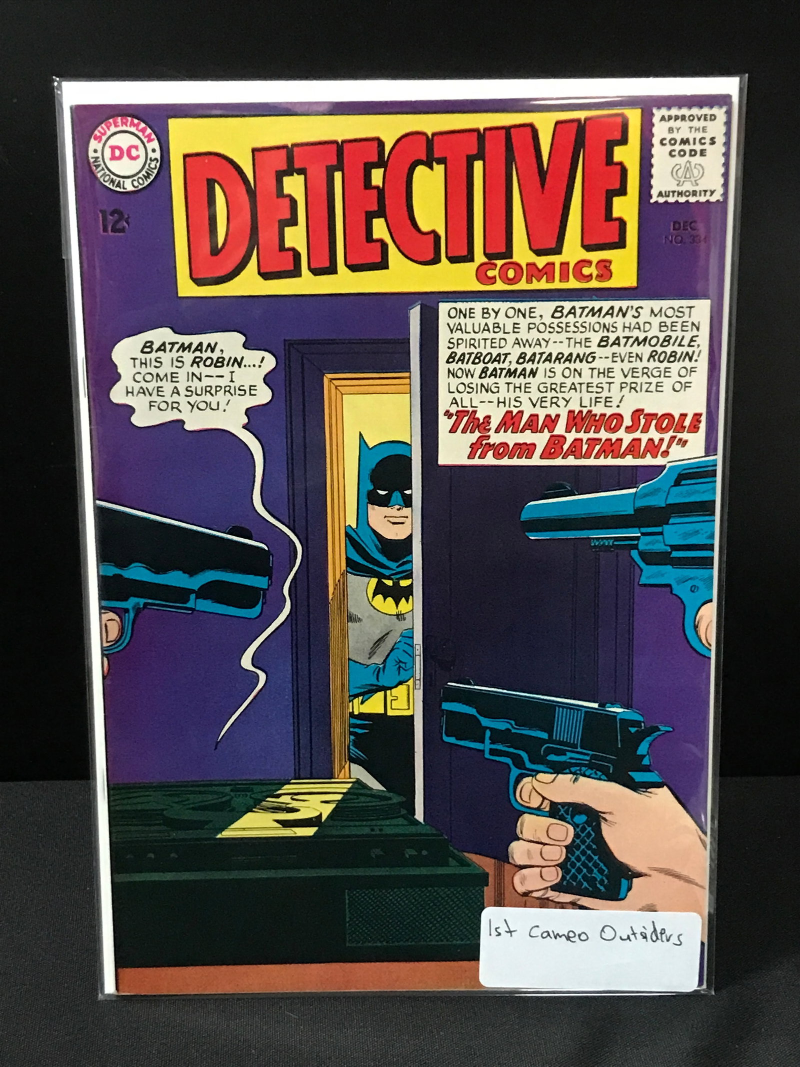 DETECTIVE COMICS #334 1ST DEBUT OF THE OUTSIDERS - DC COMICS: Prices are in Canadian dollars