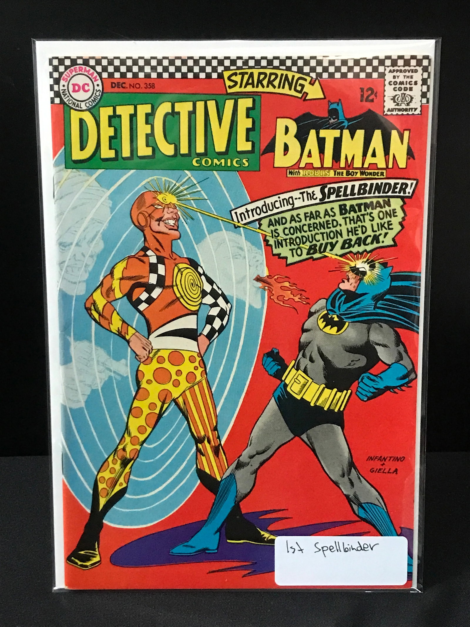 DETECTIVE COMICS #358 1ST SPELLBINDER - DC COMICS: Prices are in Canadian dollars