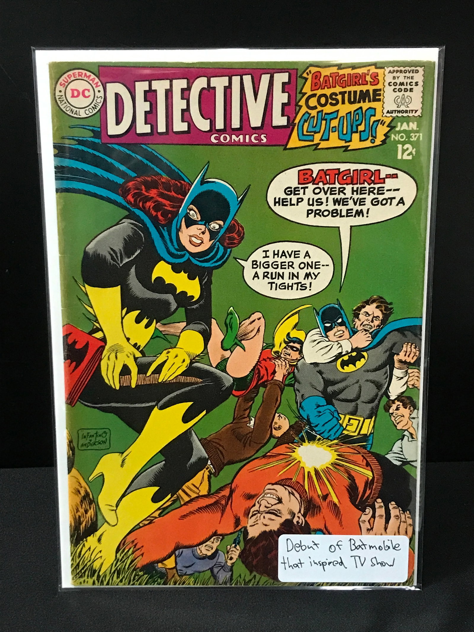 DETECTIVE COMICS #371 DEBUT OF BATMOBILE THAT INSPIRED TV SHOW - DC COMICS: Prices are in Canadian dollars