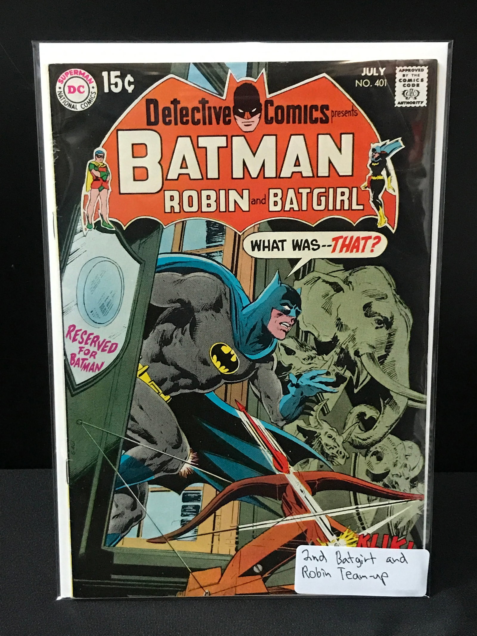 DETECTIVE COMICS #401 2ND BAT GIRL AND ROBIN TEAM UP - DC COMICS: Prices are in Canadian dollars