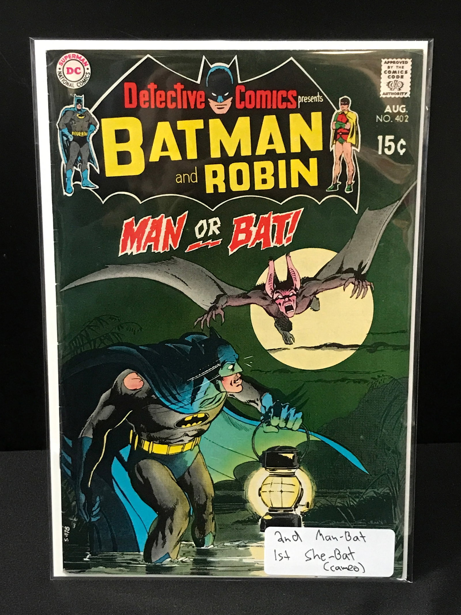 DETECTIVE COMICS #402 2ND MAN-BAT 1ST SHE-BAT - DC COMICS: Prices are in Canadian dollars
