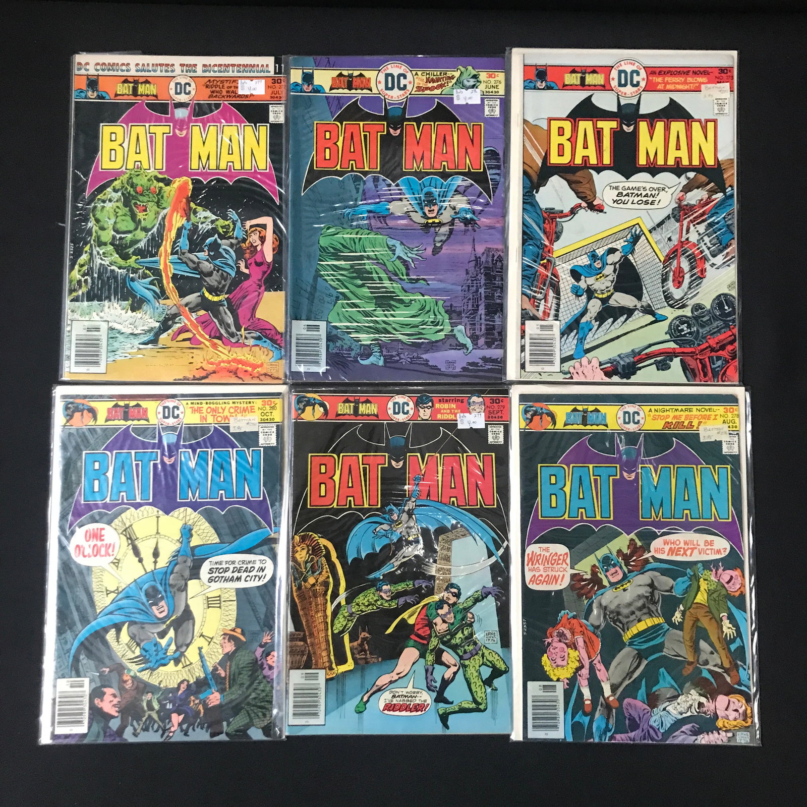 LOT OF 6 BATMAN COMICS #275-280 - DC COMICS (1 of 1)