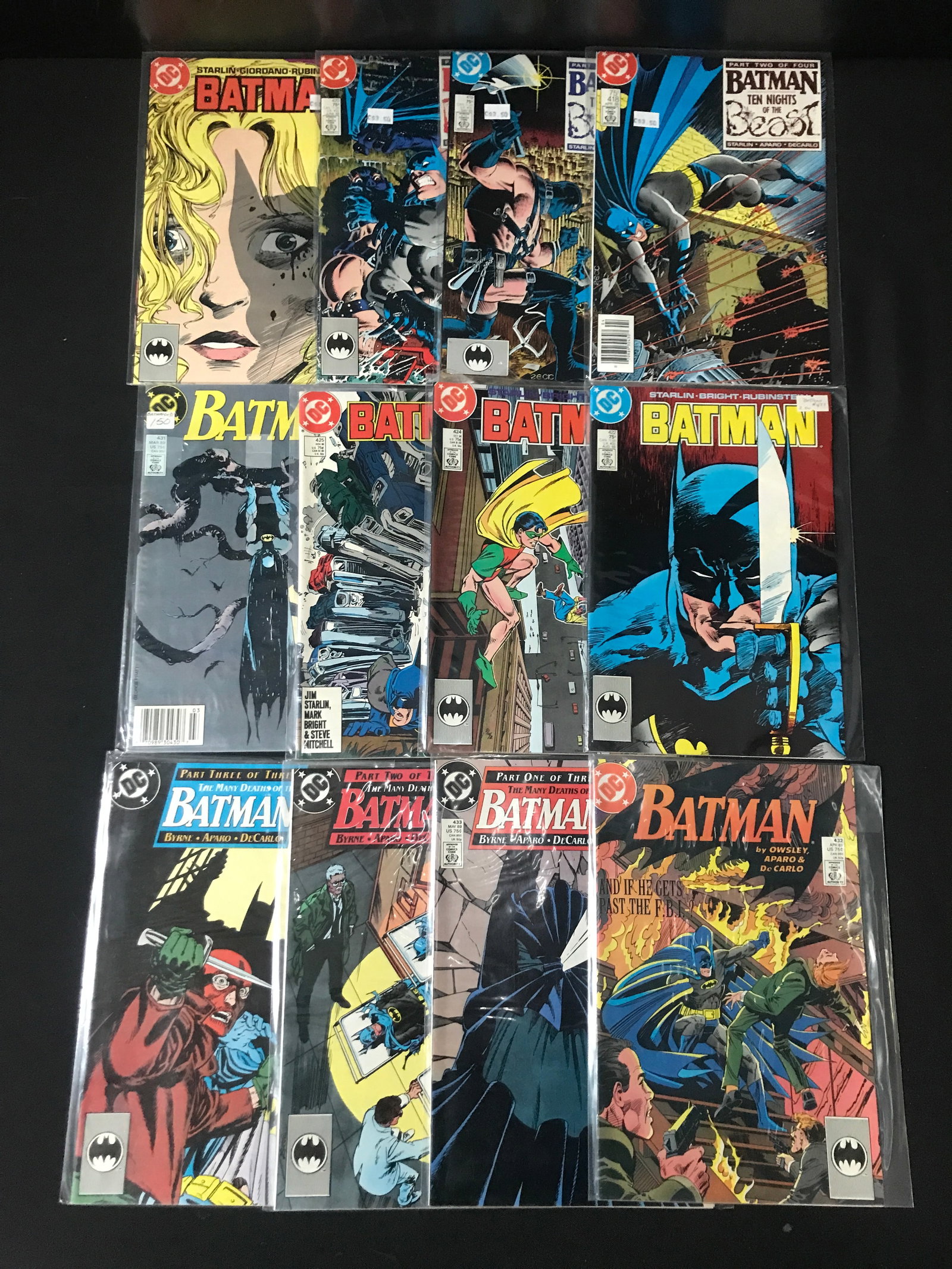 LOT OF 12 BATMAN COMICS - DC COMICS (1 of 1)