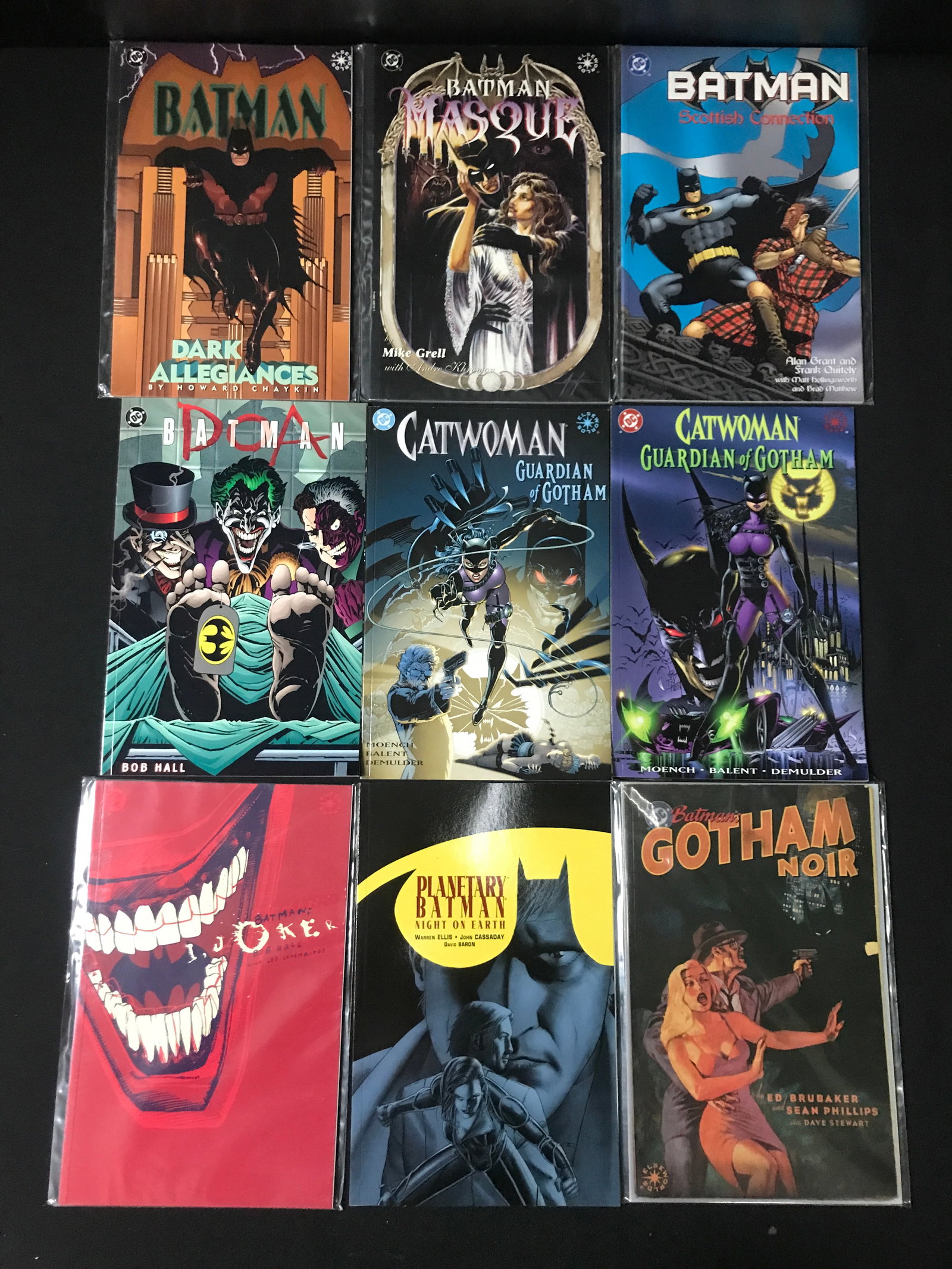 LOT OF 9 BATMAN BASED COMICS - DC COMICS: Prices are in Canadian Dollars