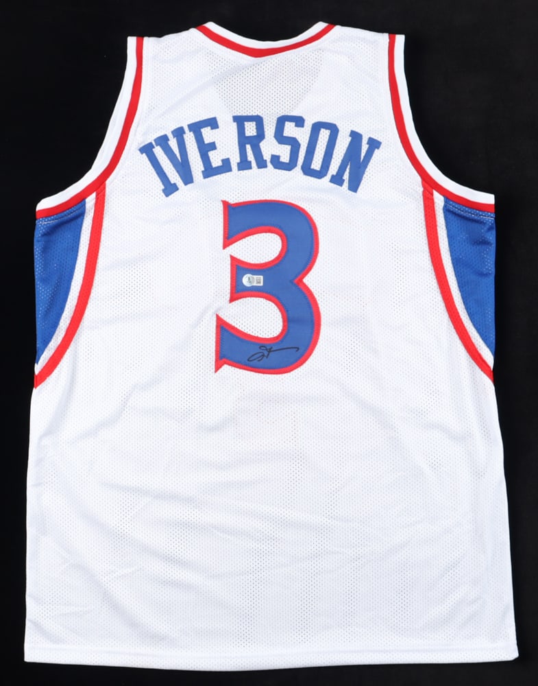 ALLEN IVERSON SIGNED PHILADELPHIA 76ERS JERSEY - BECKETT COA (1 of 3)