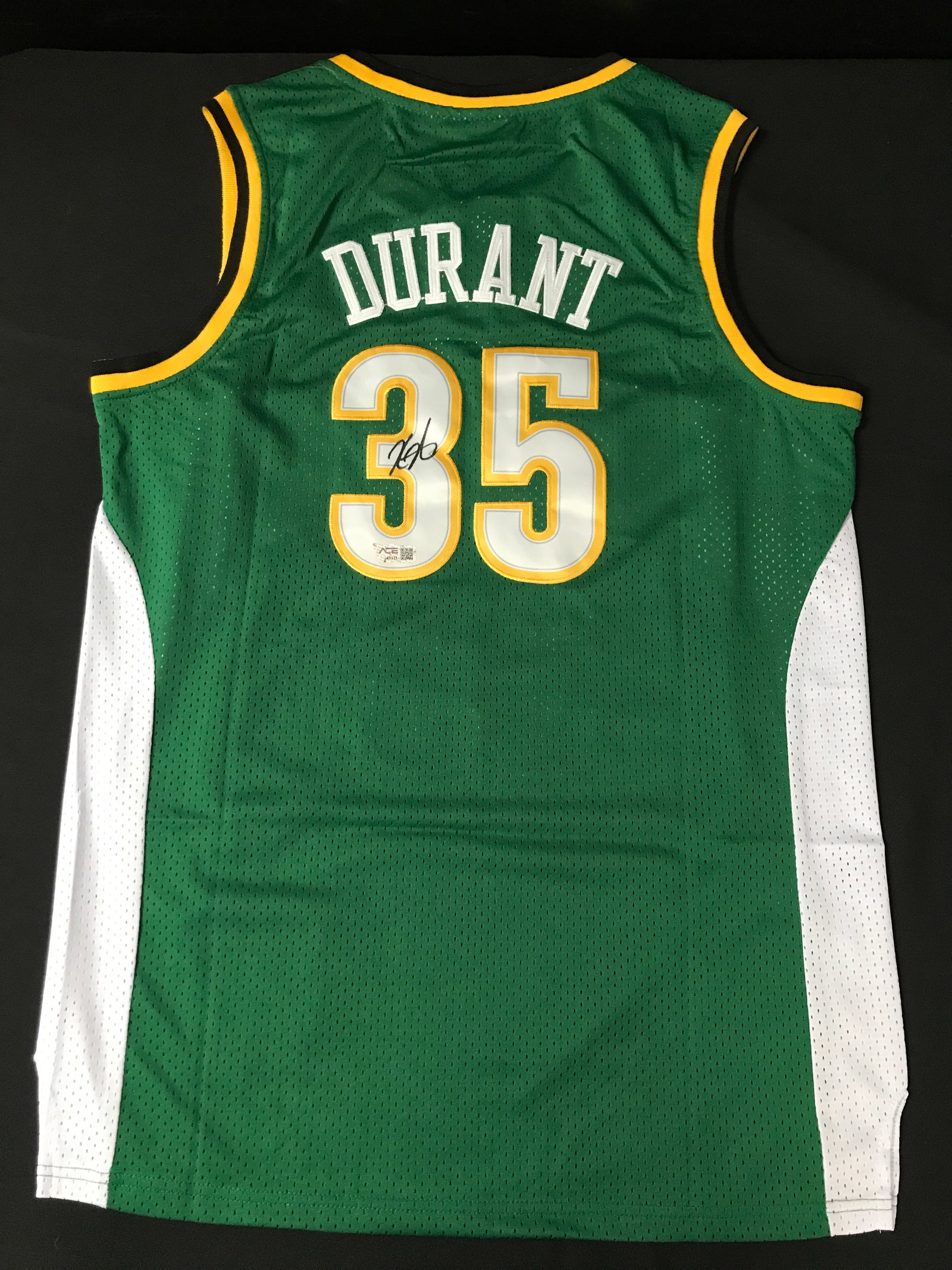 KEVIN DURANT SIGNED SEATTLE SUPERSONICS CUSTOM JERSEY - ACE COA: Prices are in Canadian dollars