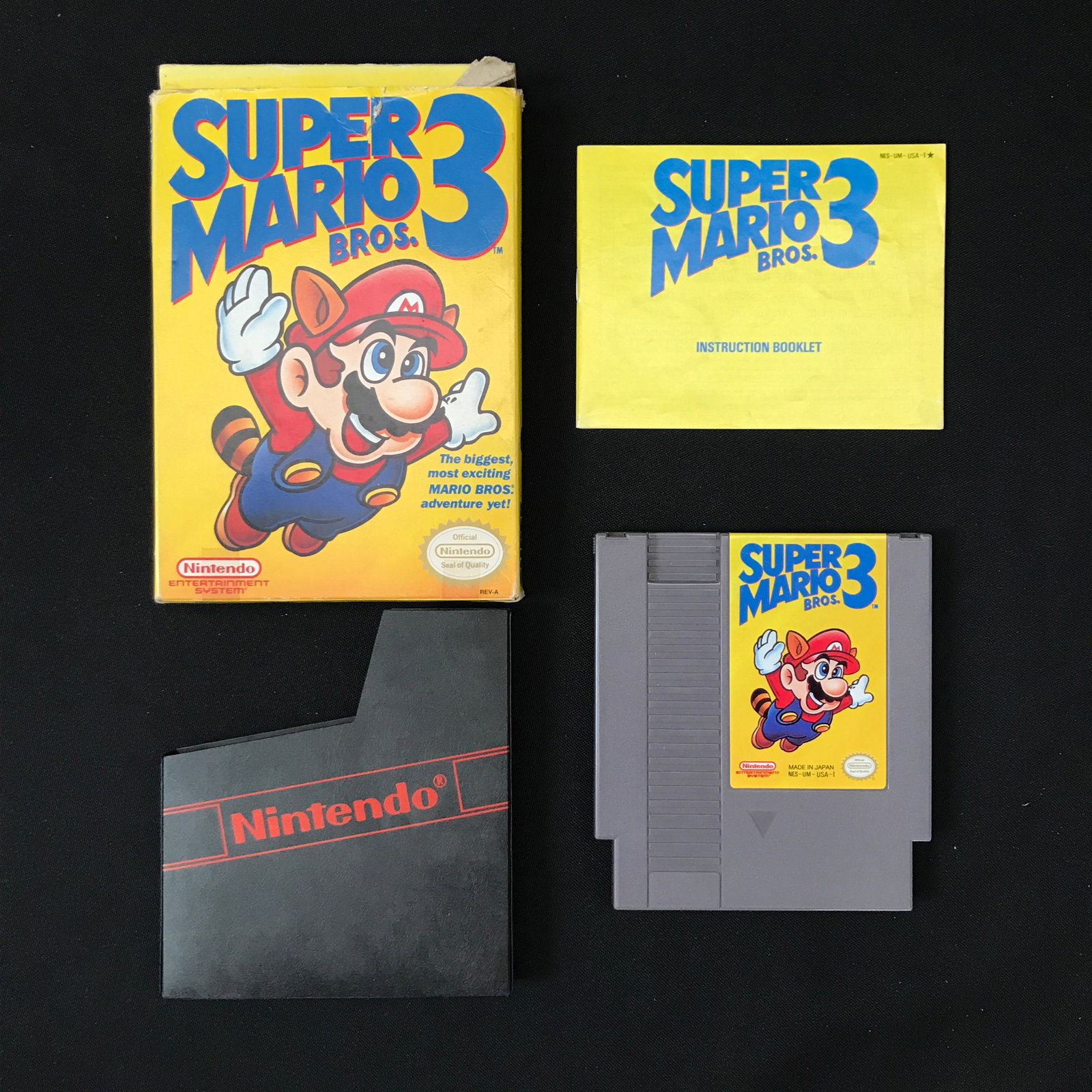 NINTENDO ENTERTAINMENT SYSTEM SUPER MARIO BROS 3 WITH BOX AND MANUAL: Prices are in Canadian dollars