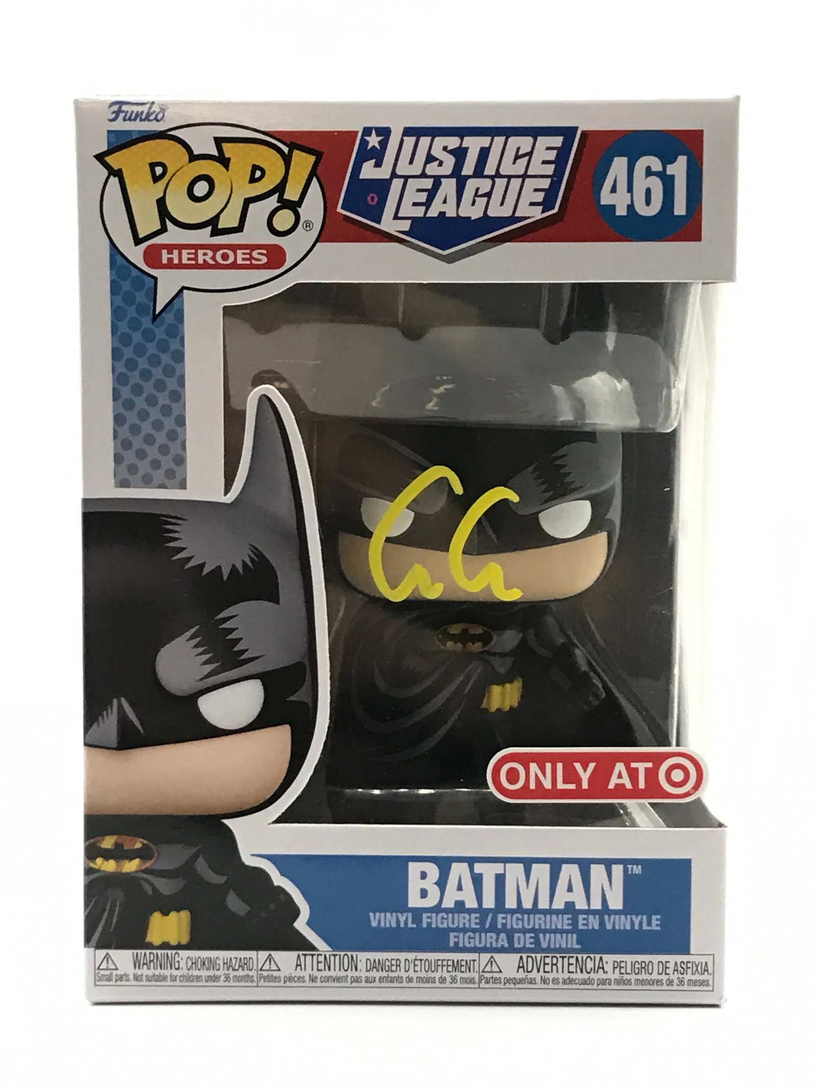GEORGE CLOONEY SIGNED BATMAN FUNKO POP - KB COA: Prices are in Canadian dollars
