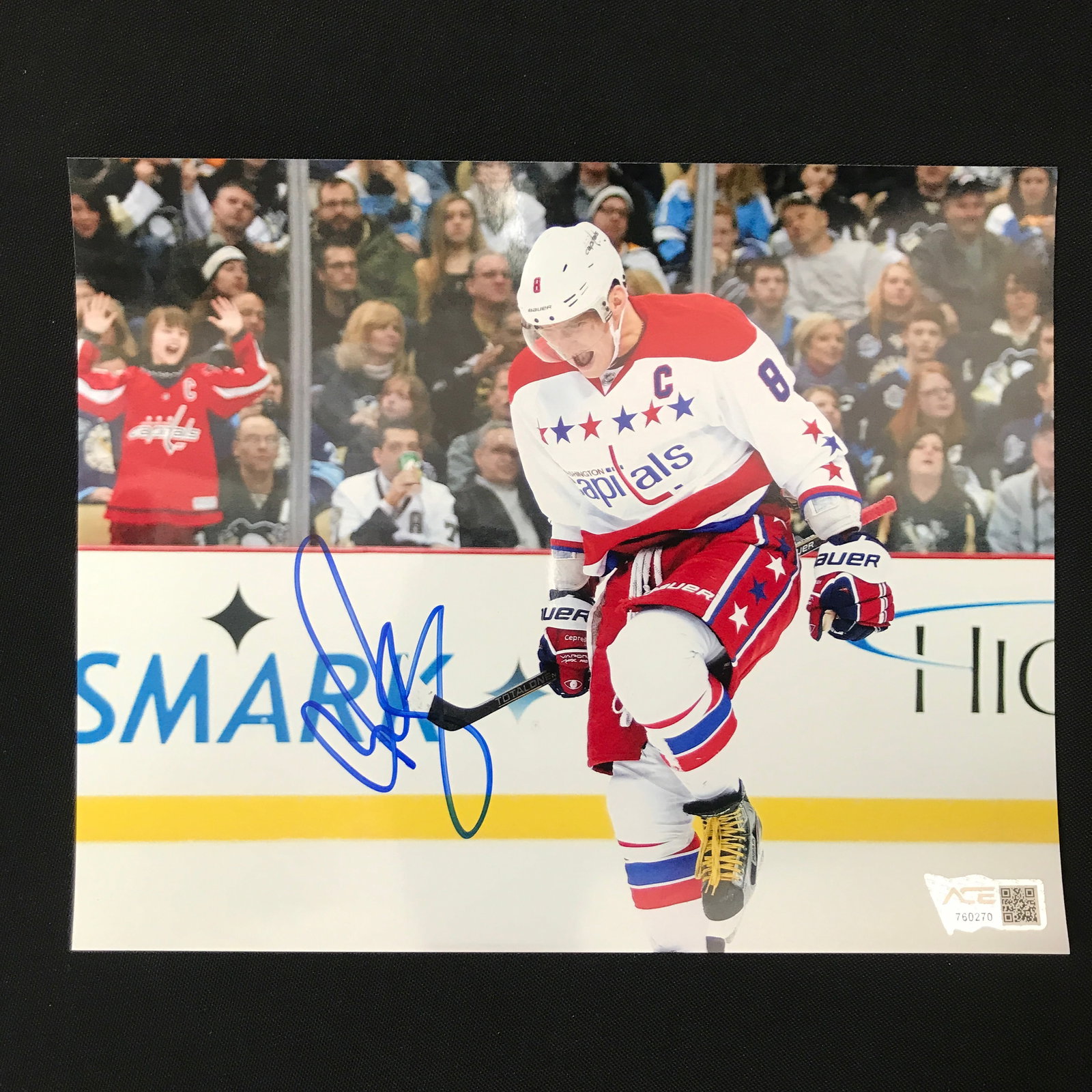 ALEX OVECHKIN SIGNED 8X10 - ACE COA: Prices are in Canadian dollars
