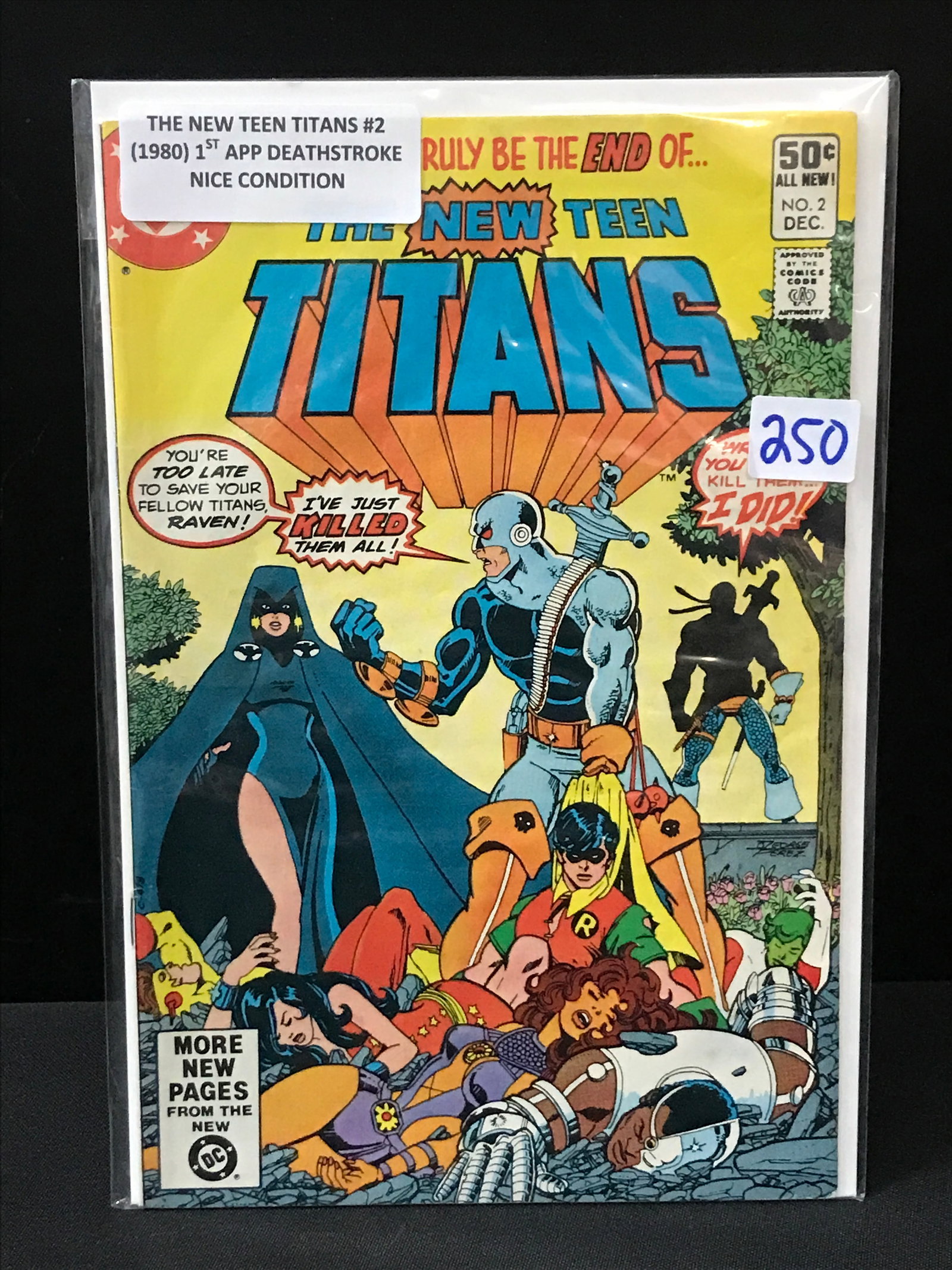 THE NEW TEEN TITANS #2 1ST APP DEATHSTROKE - DC COMICS: Prices are in Canadian dollars