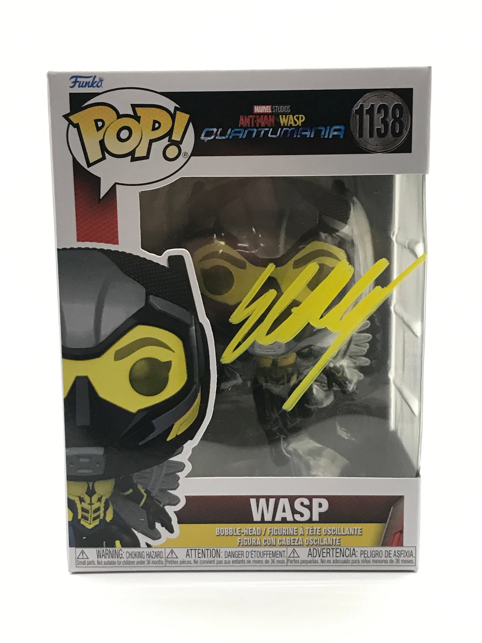 EVANGELINE LILLY SIGNED WASP FUNKO POP - KB COA: Prices are in Canadian dollars