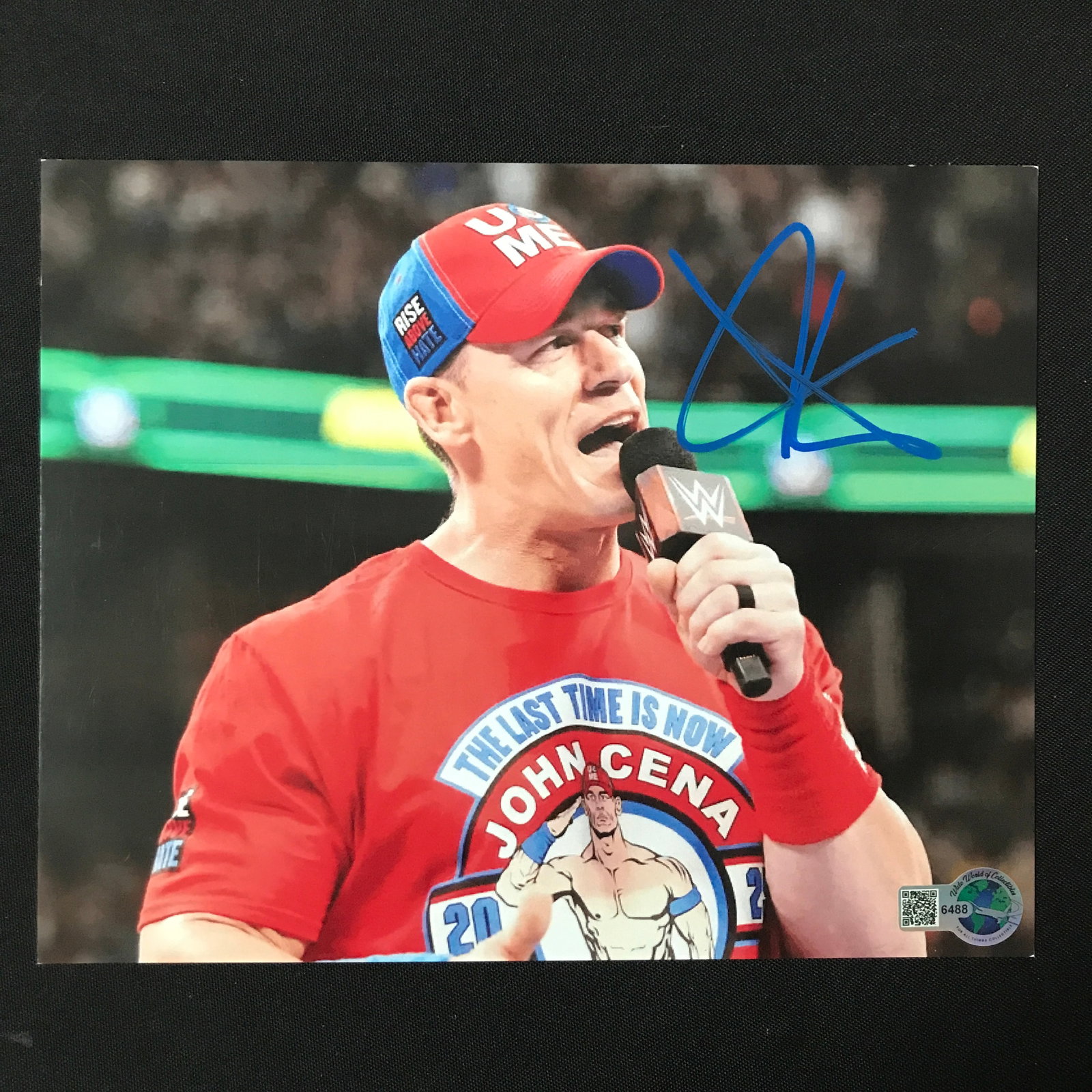 JOHN CENA SIGNED 8X10 - WWOC COA: Prices are in Canadian dollars