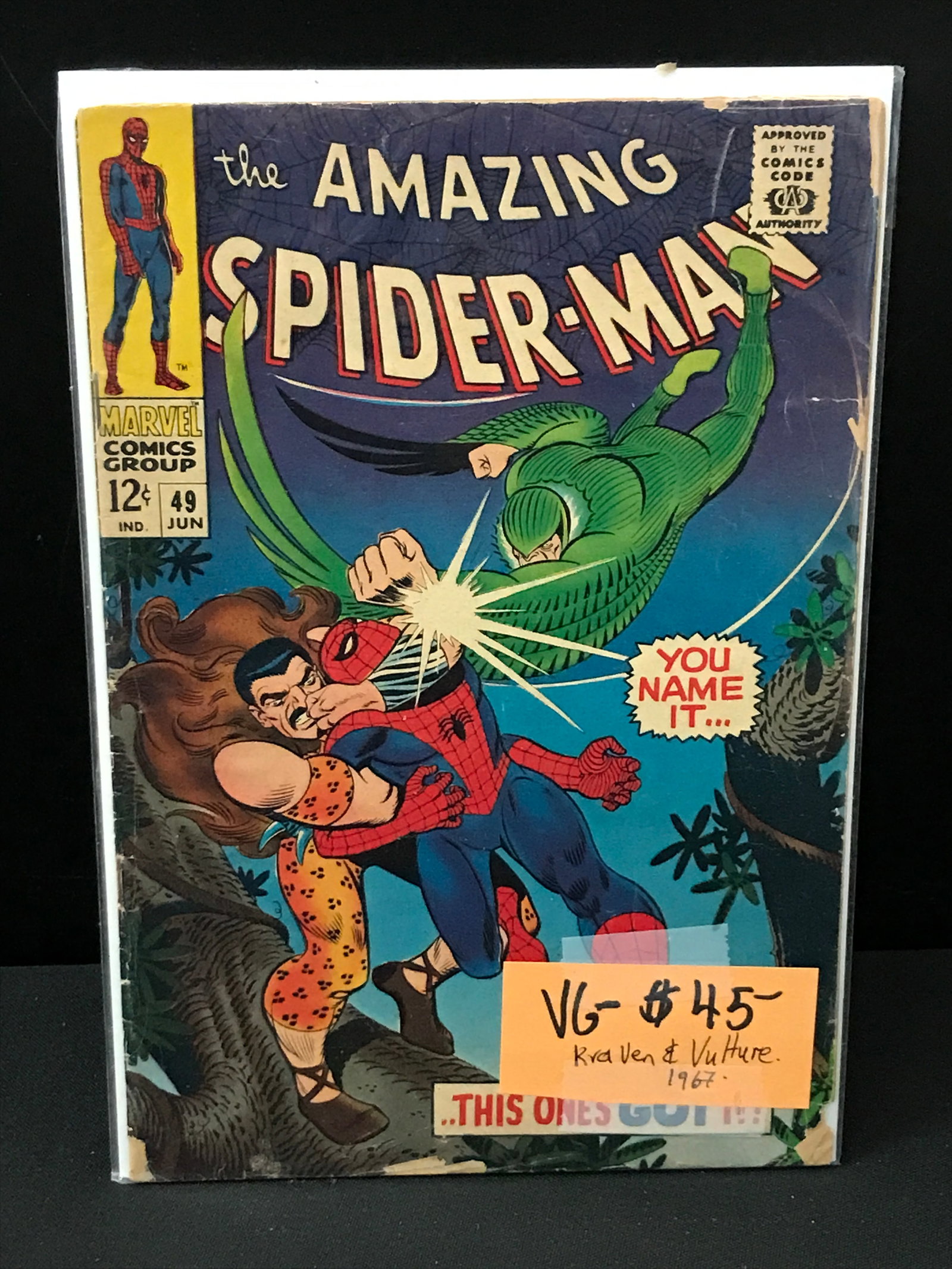 THE AMAZING SPIDERMAN #49 - MARVEL COMICS (1 of 1)