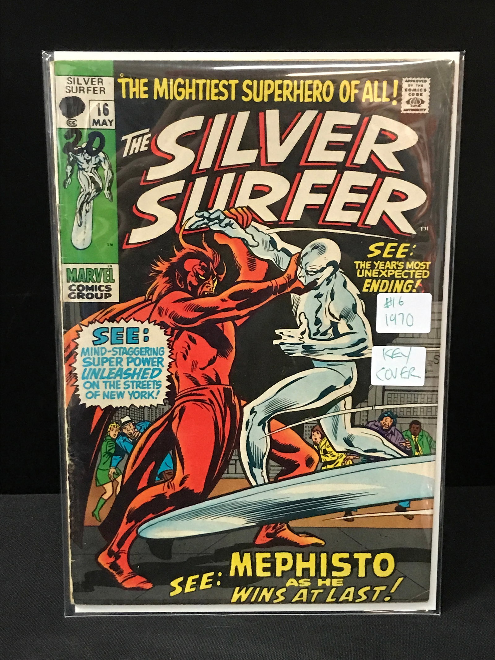THE SILVER SURFER #16 (1970) - MARVEL COMICS (1 of 1)