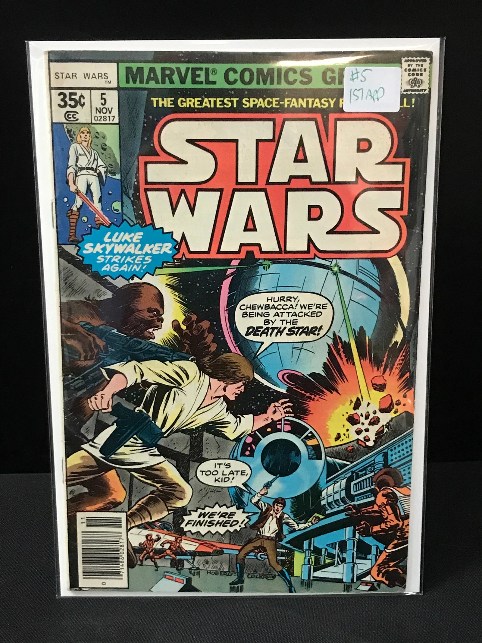 STAR WARS #5 - MARVEL COMICS (1 of 1)