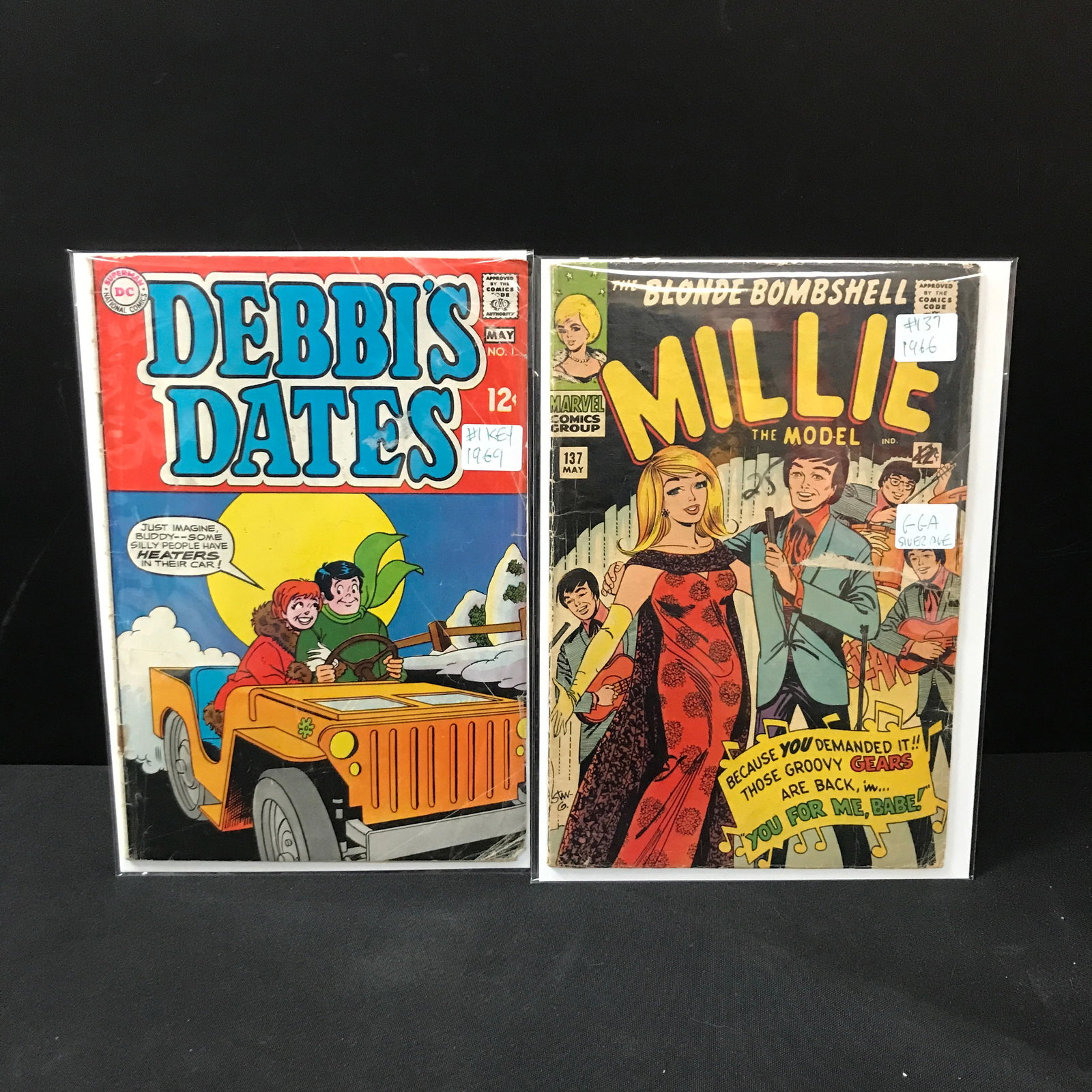LOT OF 2 ROMANCE BASED COMICS WITH DIFFERENT TITLES - MARVEL & DC: Prices are in Canadian dollars