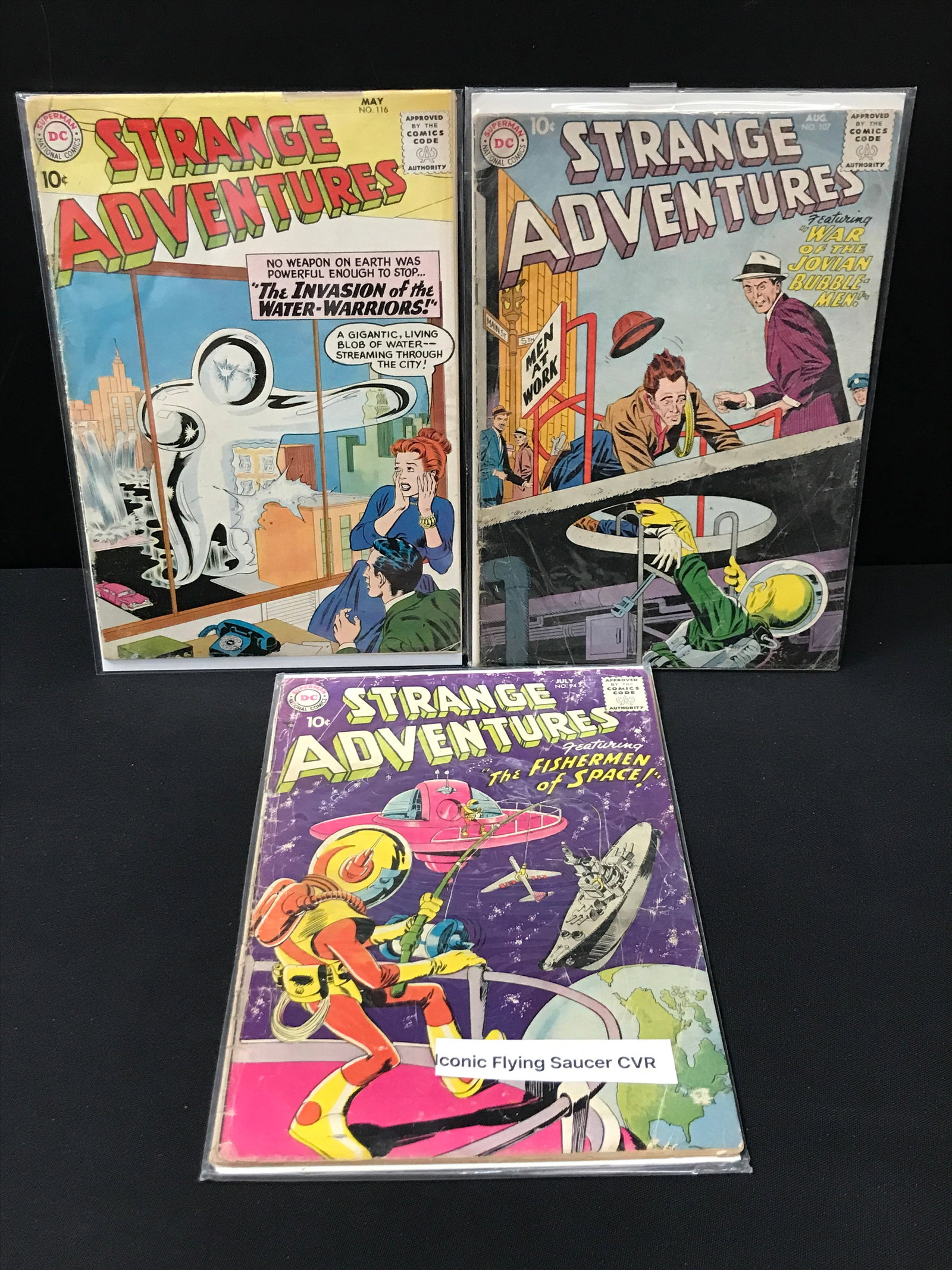 LOT OF 3 STRANGE ADVENTURES COMICS - DC COMICS: Prices are in Canadian dollars