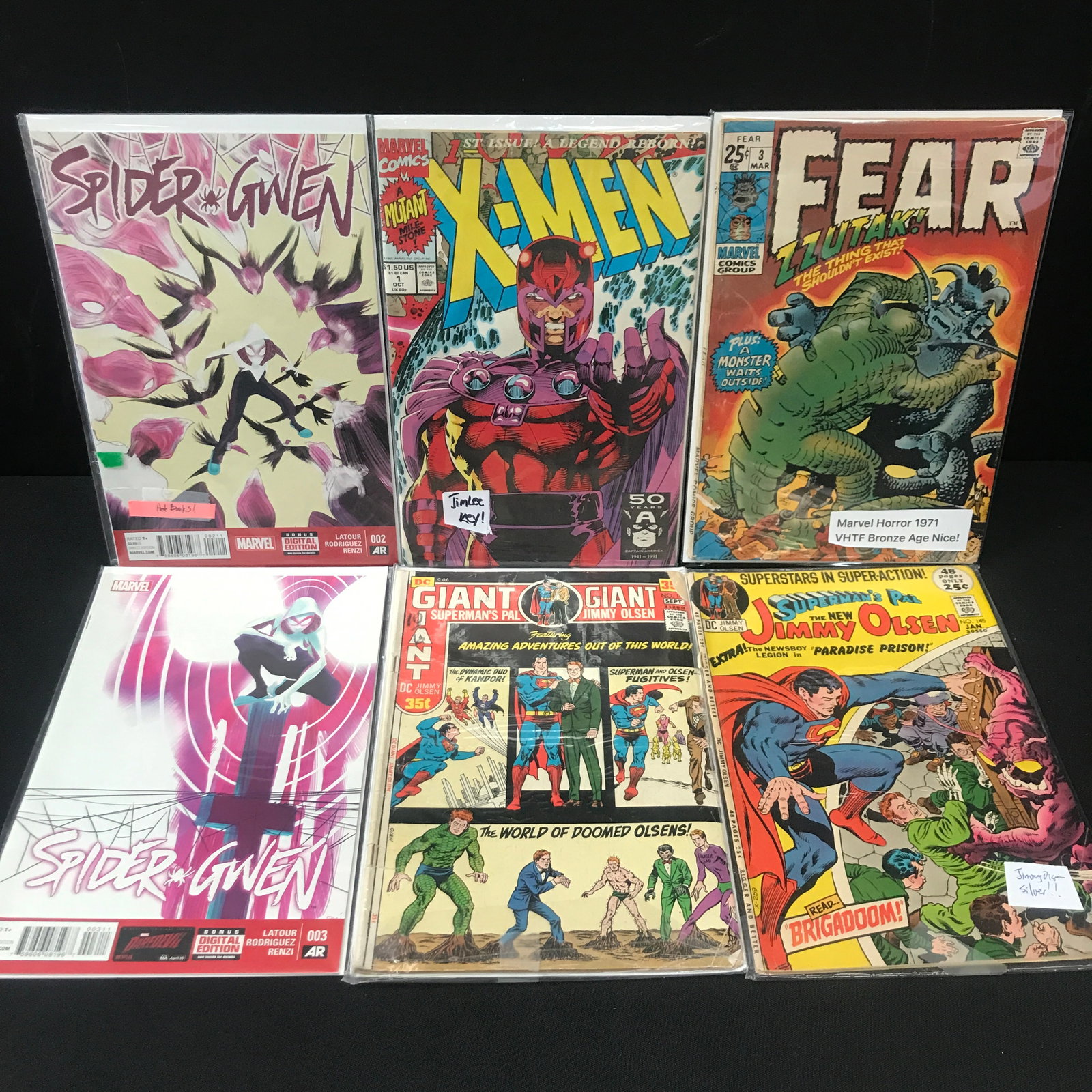 LOT OF 6 DC / MARVEL COMICS - VARIOUS TITLES (1 of 1)