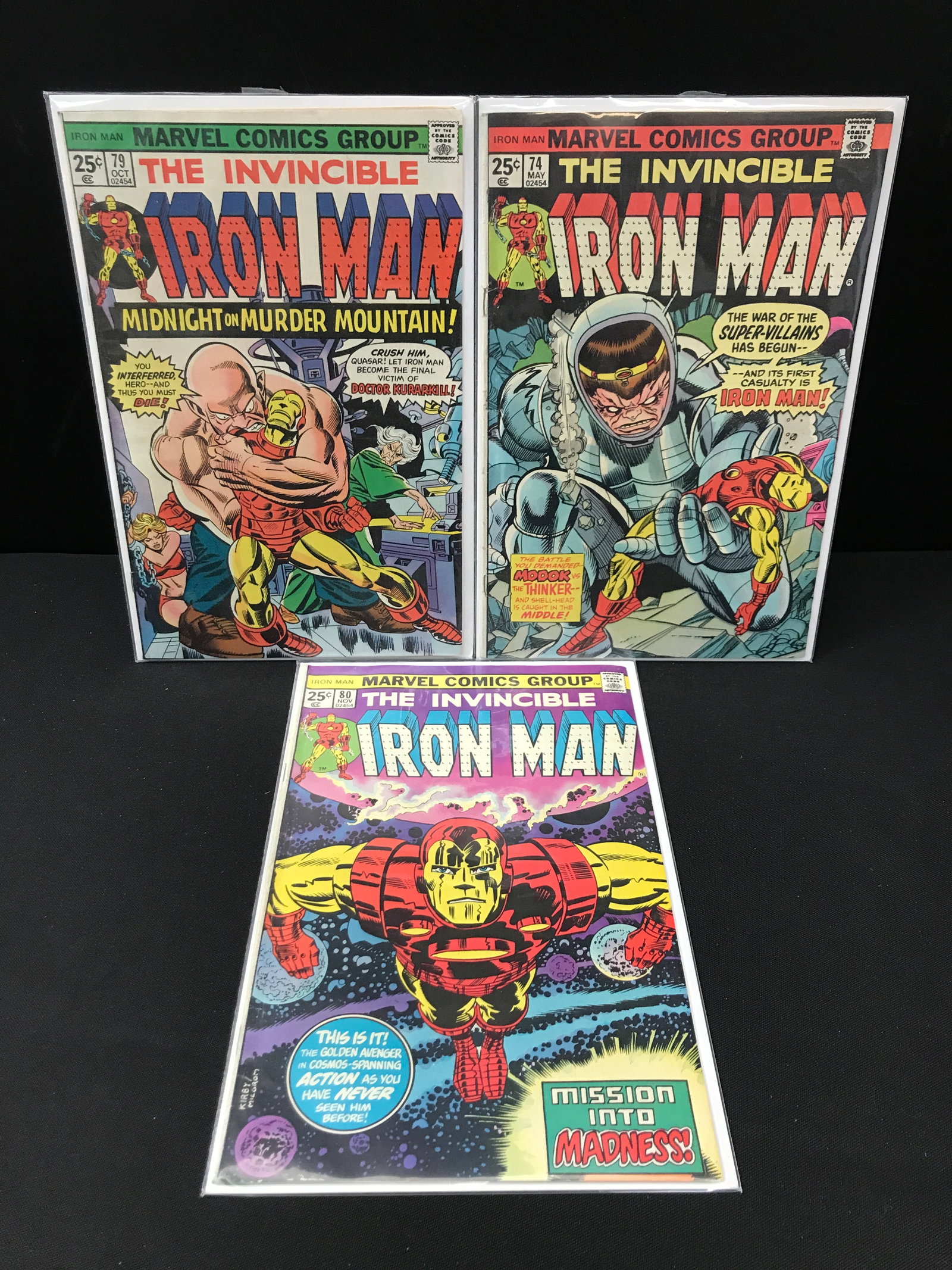 LOT OF 3 THE INVINCIBLE IRON MAN COMICS - MARVEL COMICS (1 of 1)