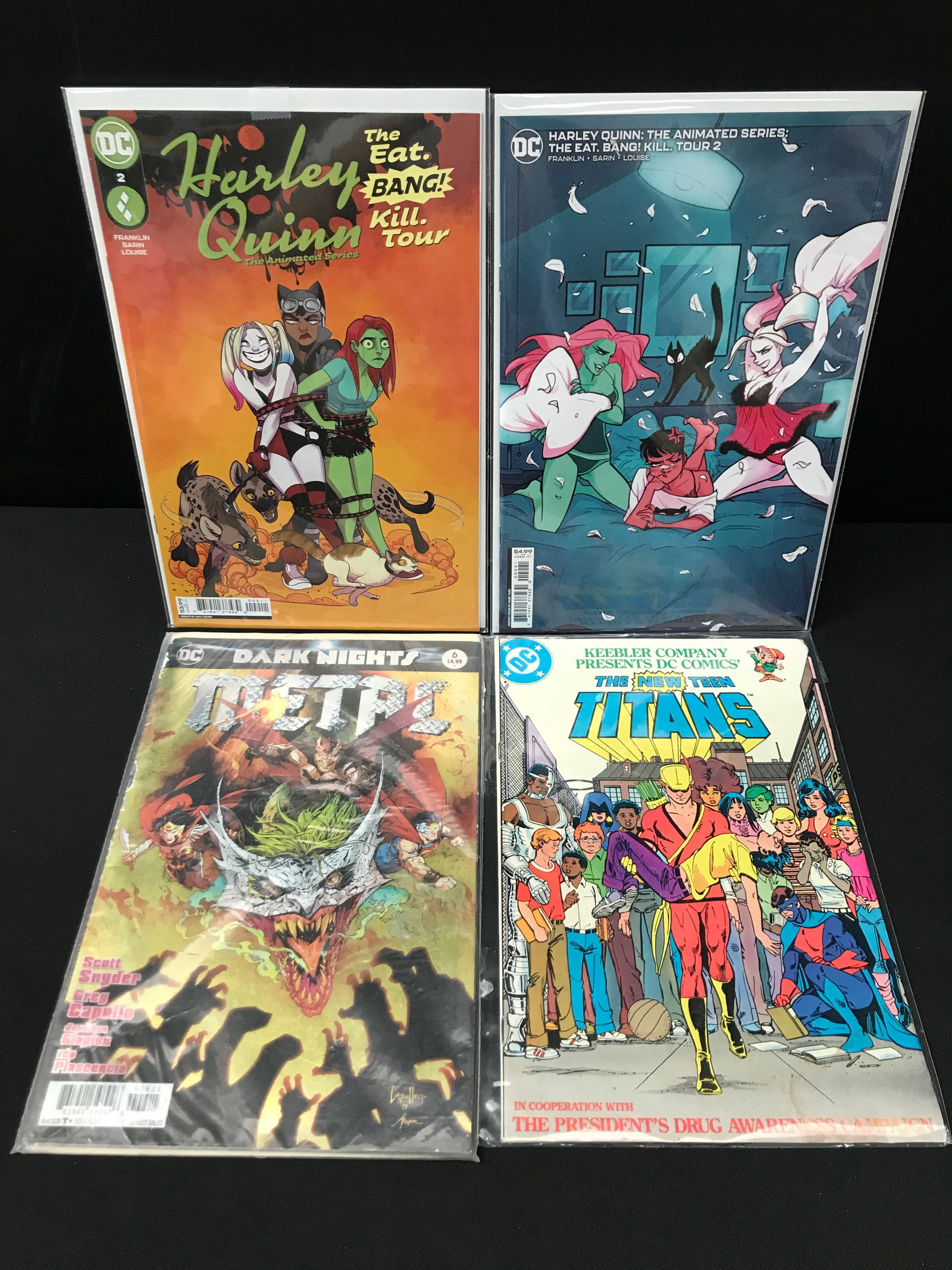 LOT OF 4 DC COMICS - VARIOUS TITLES: Prices are in Canadian Dollars