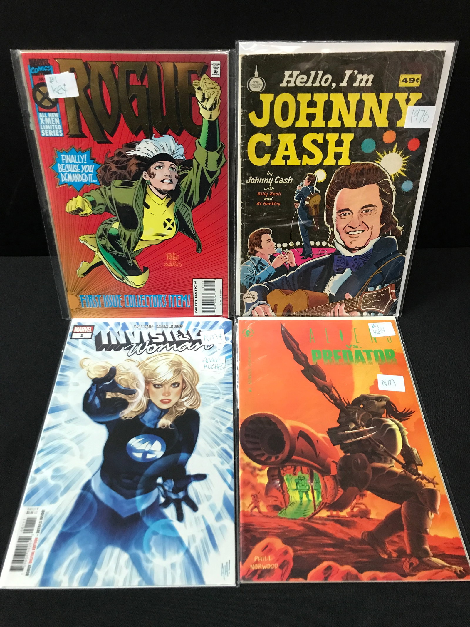 LOT OF 4 COMICS - INCLUDING 3 X #1'S - VARIOUS TITLES: Prices are in Canadian dollars