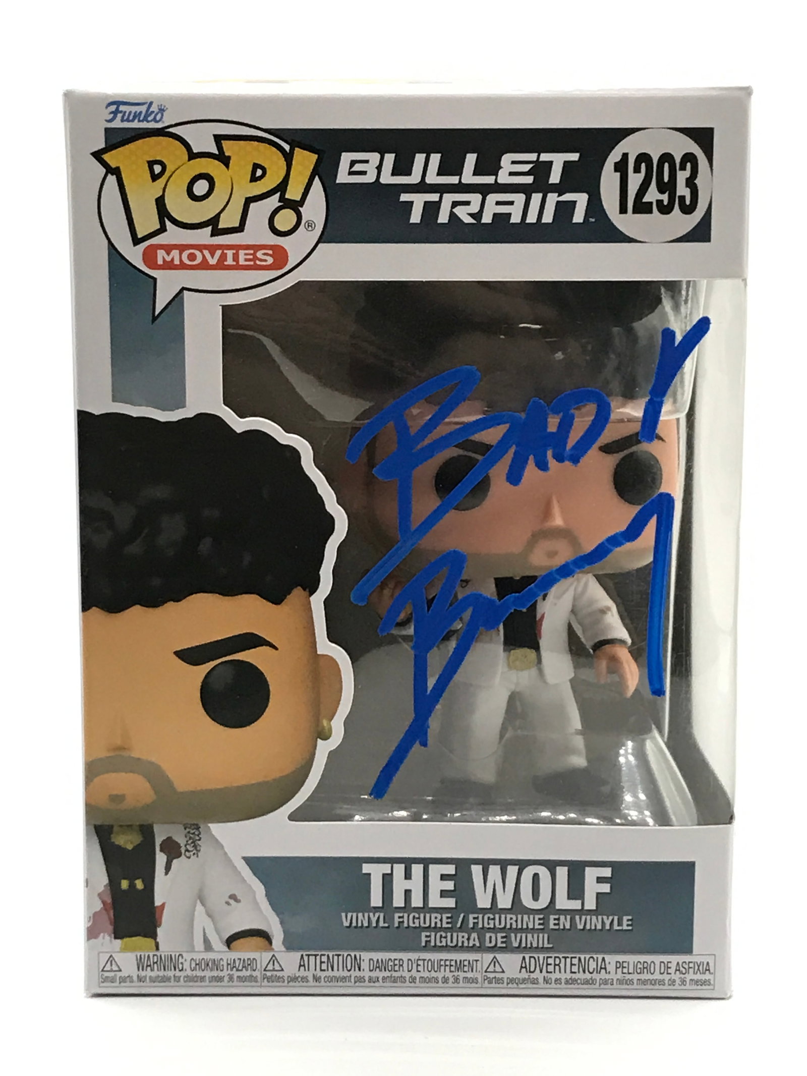 BAD BUNNY SIGNED BULLET TRAIN THE WOLF FUNKO POP - ACE COA: Prices are in Canadian dollars
