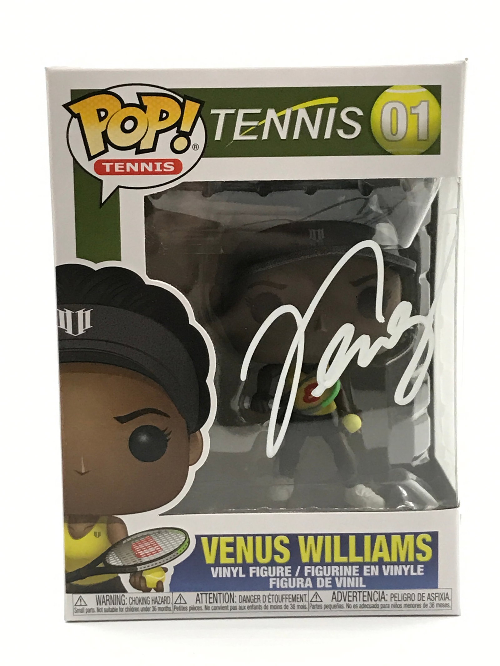 VENUS WILLIAMS SIGNED FUNKO POP - ACE COA: Prices are in Canadian dollars