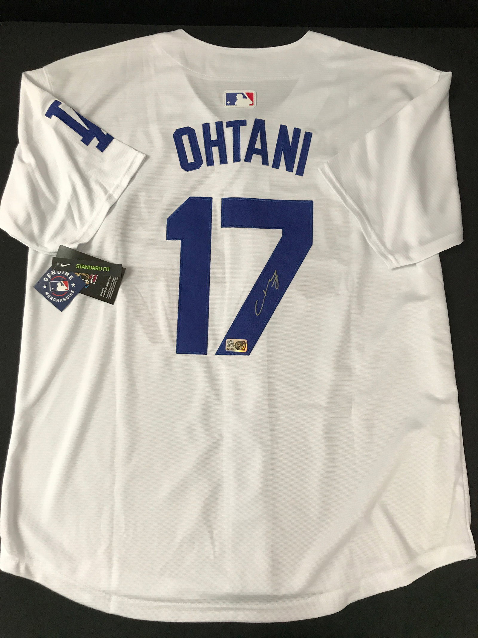 SHOHEI OHTANI SIGNED LOS ANGELES DODGERS CUSTOM JERSEY - ELITE SPORTS COA: Prices are in Canadian dollars