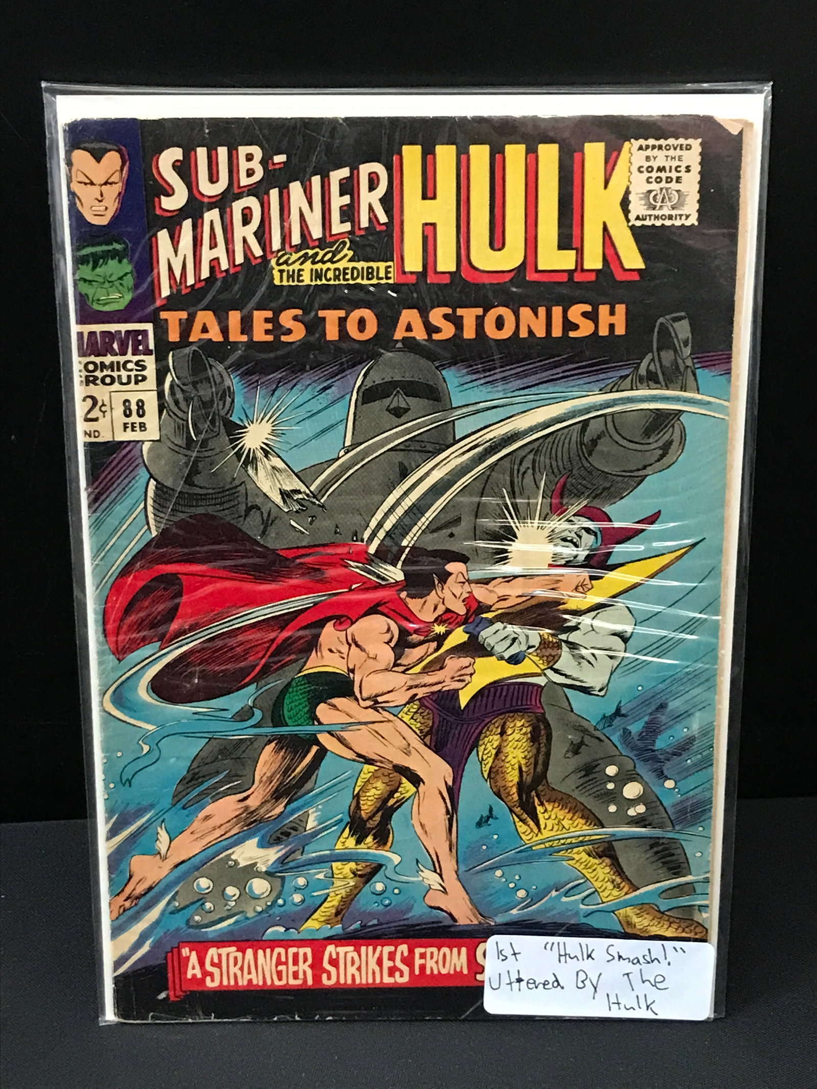 TALES TO ASTONISH #88 1ST HULK SMASH - MARVEL COMICS: Prices are in Canadian dollars