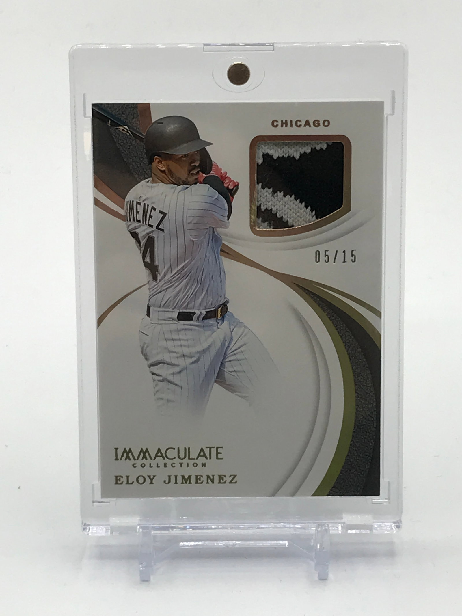 2019 PANINI IMMACULATE COLLECTION BASEBALL ELROY JIMENEZ PATCH TRADING CARD 05/15: Prices are in Canadian dollars