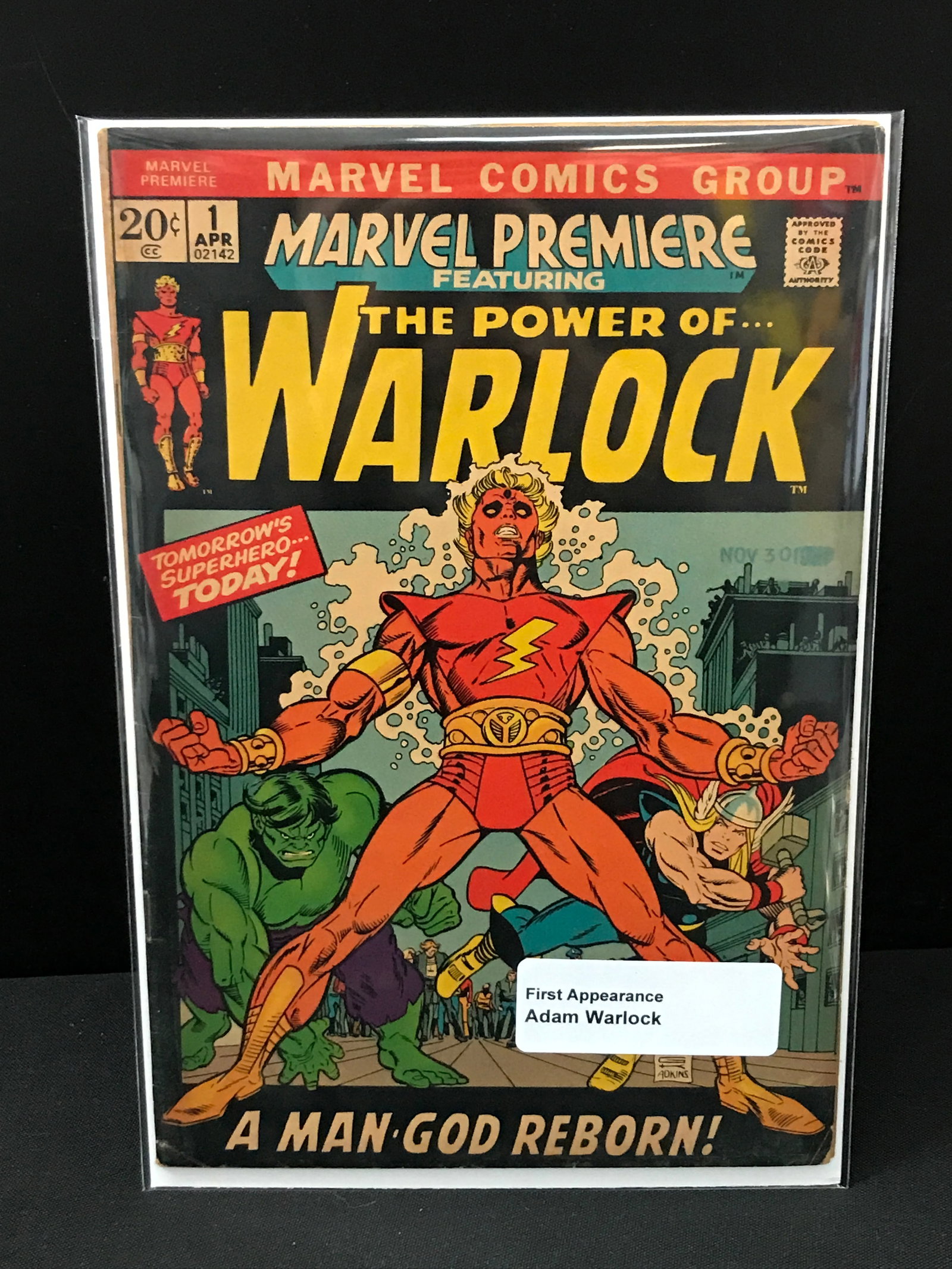MARVEL PREMIERE #1 1ST APP ADAM WARLOCK - MARVEL COMICS: Prices are in Canadian dollars