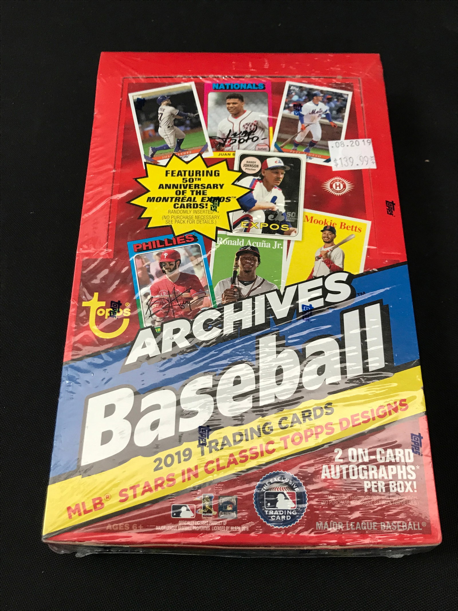 2019 TOPPS ARCHIVES BASEBALL SEALED TRADING CARDS HOBBY BOX: Prices are in Canadian dollars