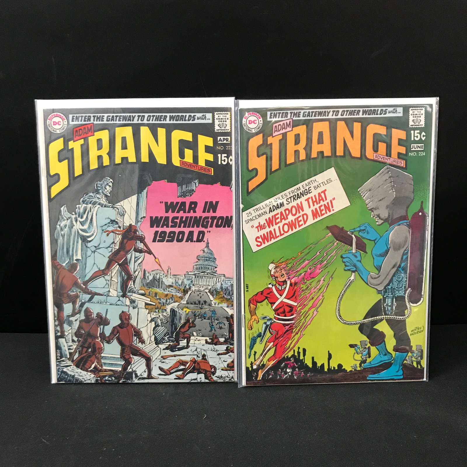 ADAM STRANGE #223-224 - DC COMICS: Prices are in Canadian Dollars
