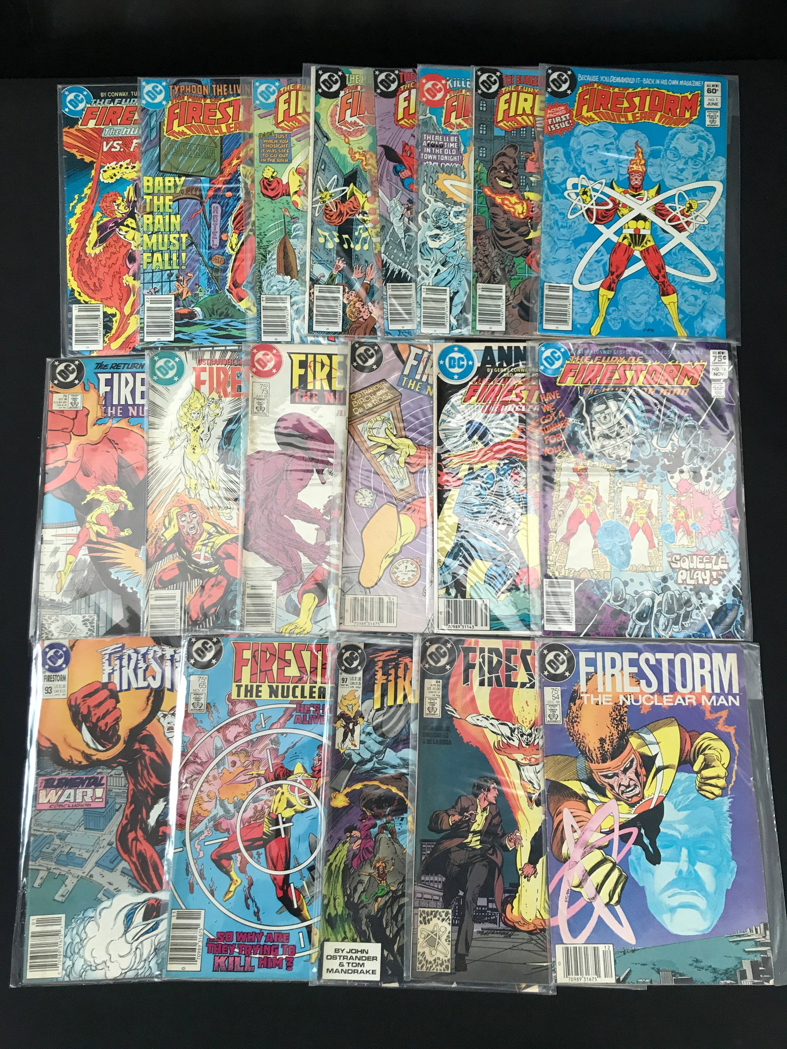 DC COMICS FIRESTORM COMIC BOOK LOT: Prices are in Canadian Dollars