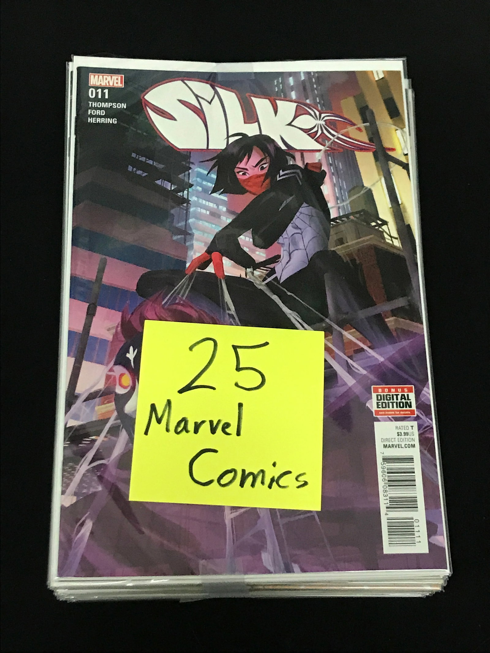 LOT OF 25 MARVEL COMICS: Prices are in Canadian dollars