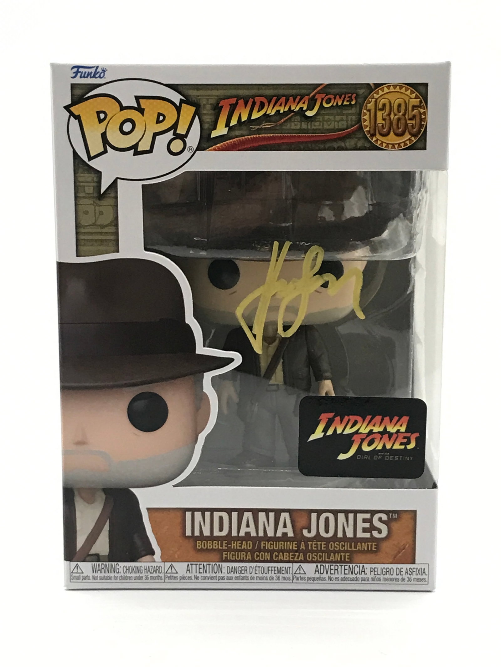 HARRISON FORD SIGNED INDIANA JONES FUNKO POP - HOLLYWOOD AUTHENTIC COA: Prices are in Canadian dollars