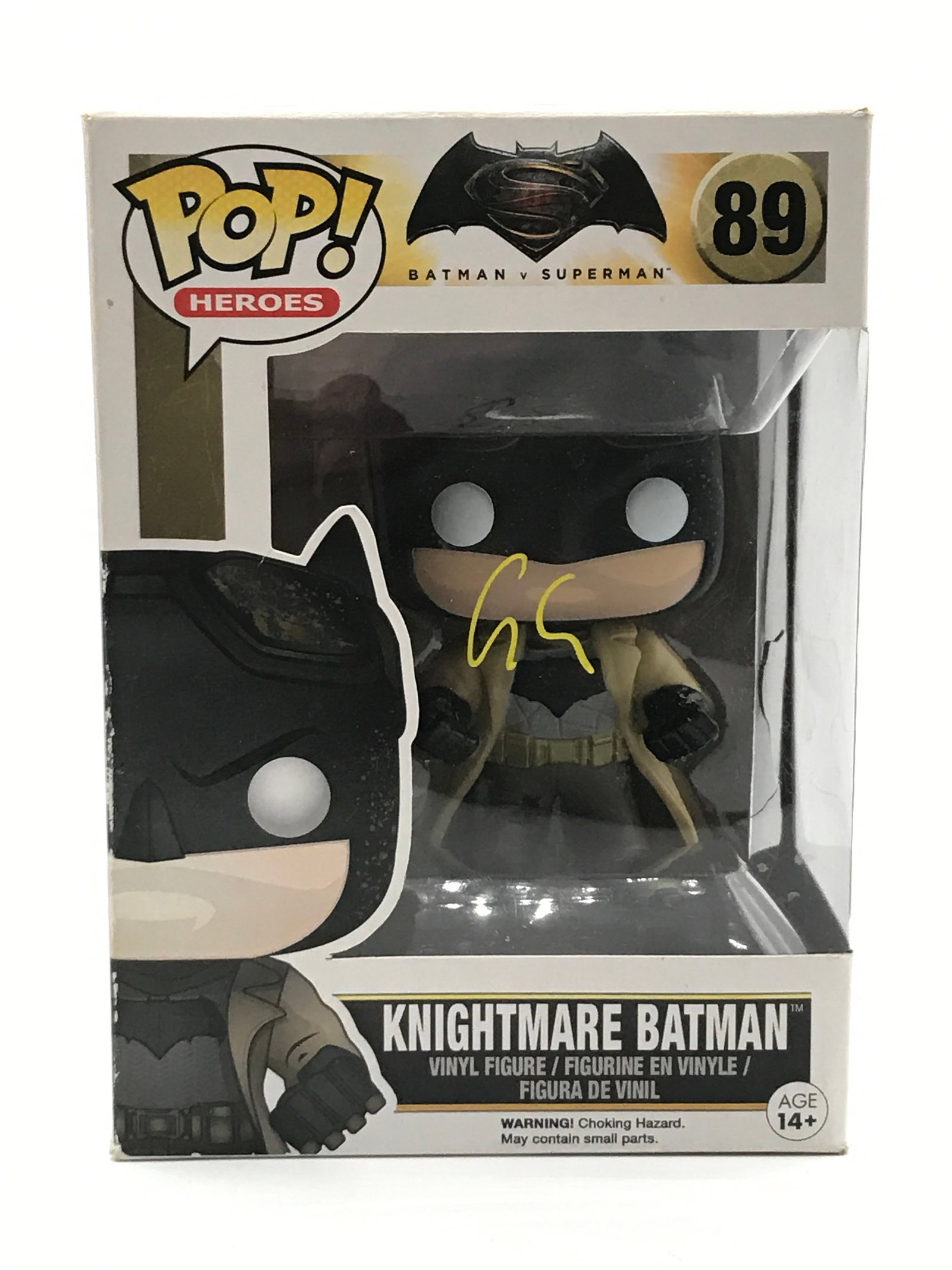 GEORGE CLOONEY SIGNED KNIGHTMARE BATMAN FUNKO POP - KB COA: Prices are in Canadian dollars