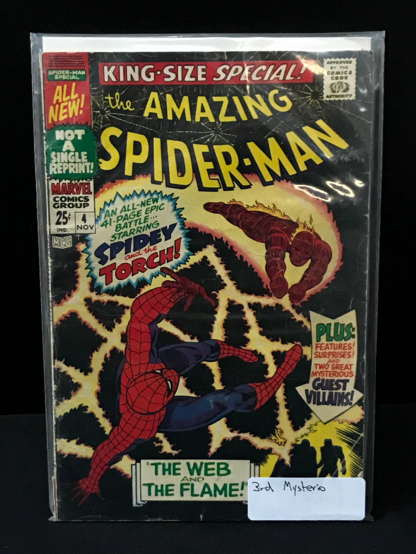 AMAZING SPIDERMAN KING SIZED SPECIAL #4 3RD APP MYSTERIO - MARVEL COMICS: Prices are in Canadian dollars