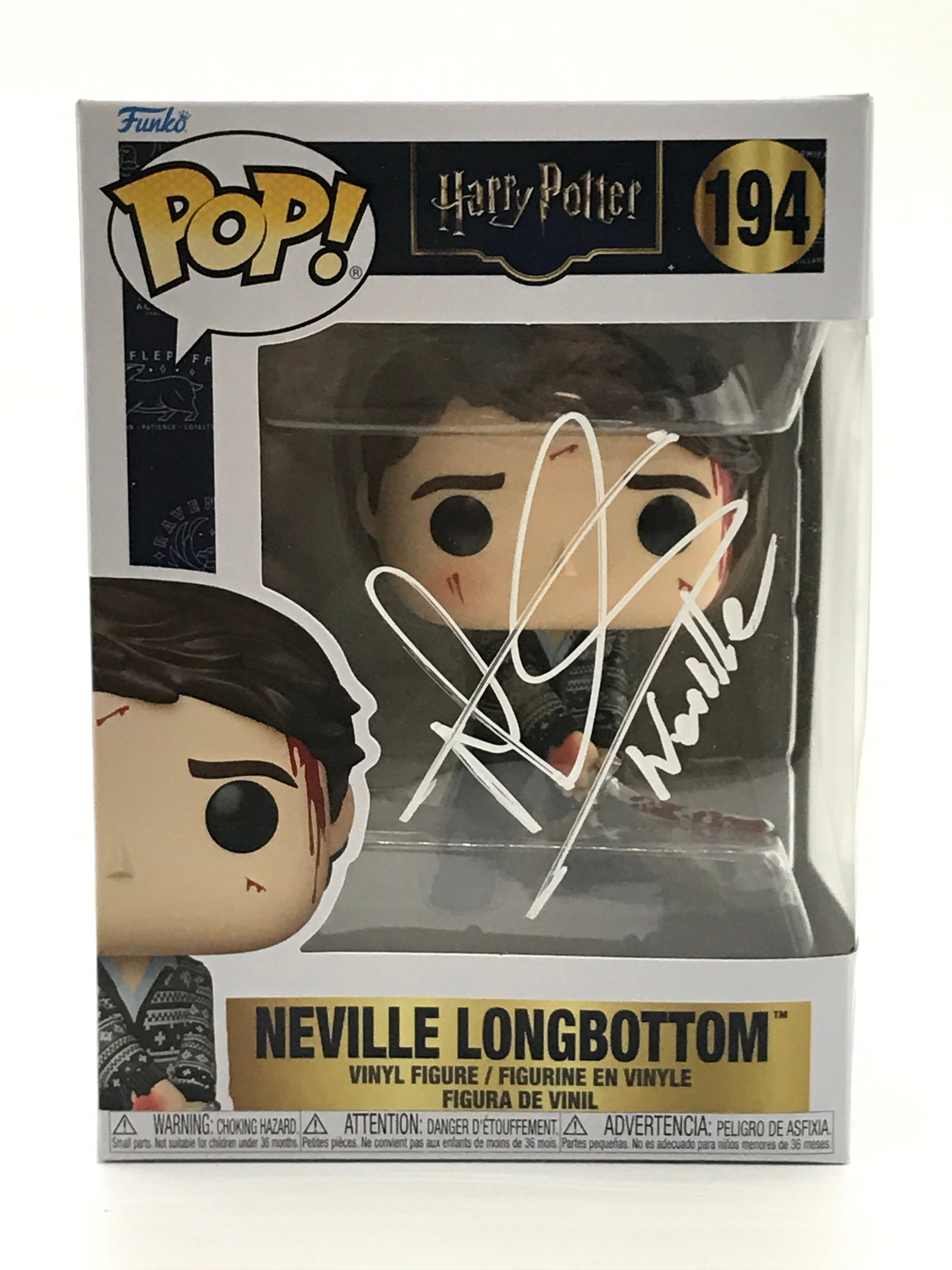 MATTHEW LEWIS SIGNED NEVILLE LONGBOTTOM FUNKO POP - WWOC COA: Prices are in Canadian dollars