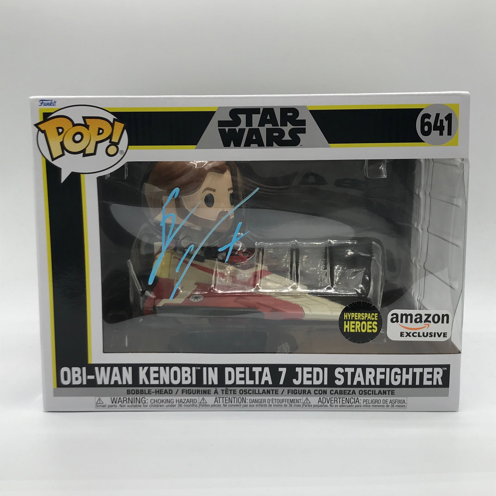 EWAN MCGREGOR SIGNED OBI WAN KENOBI FUNKO POP - WWOC COA: Prices are in Canadian dollars
