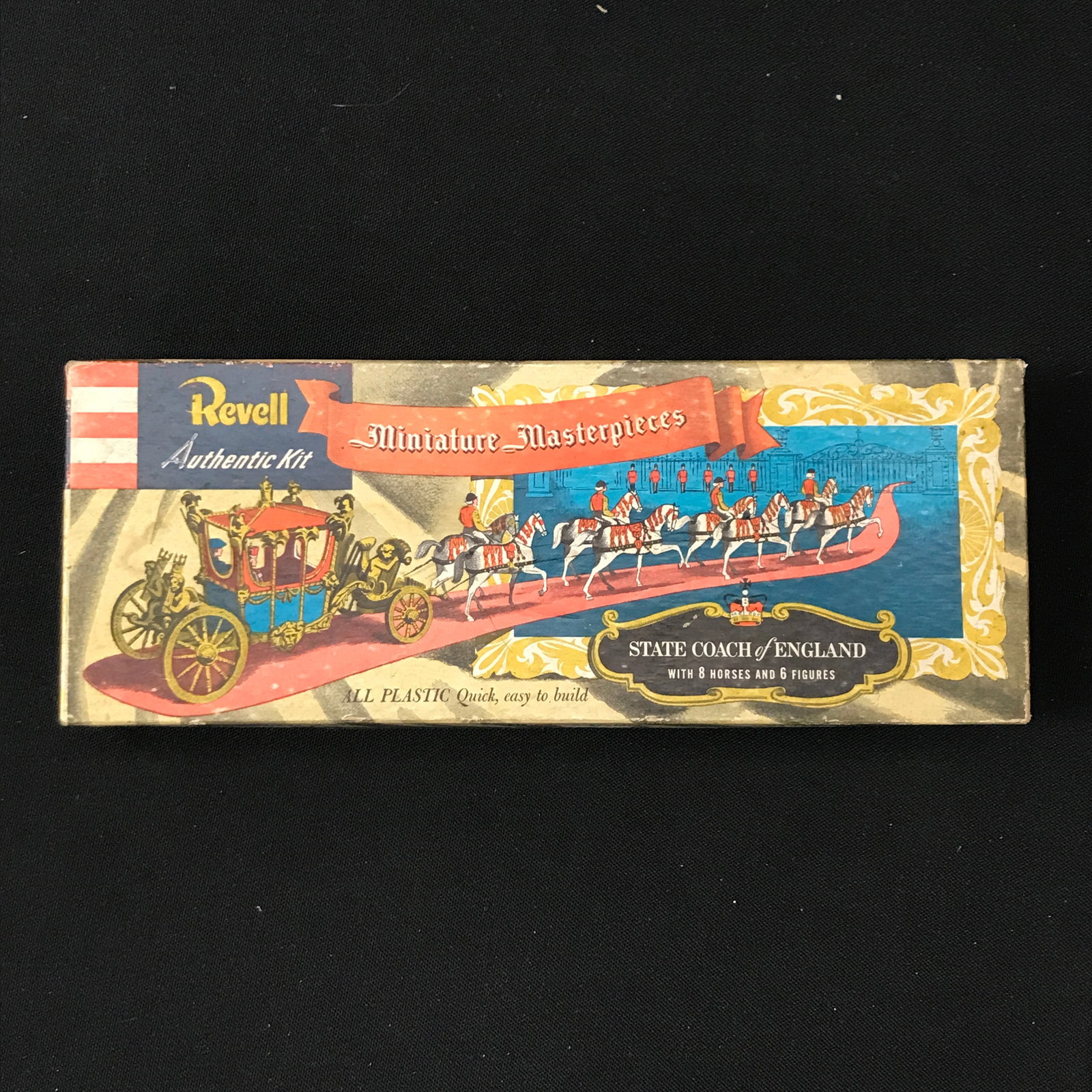SEALED REVELL MINIATURE MASTERPIECES STATE COACH OF ENGLAND MODEL KIT IN ORIGINAL PACKAGING: Prices are in Canadian dollars