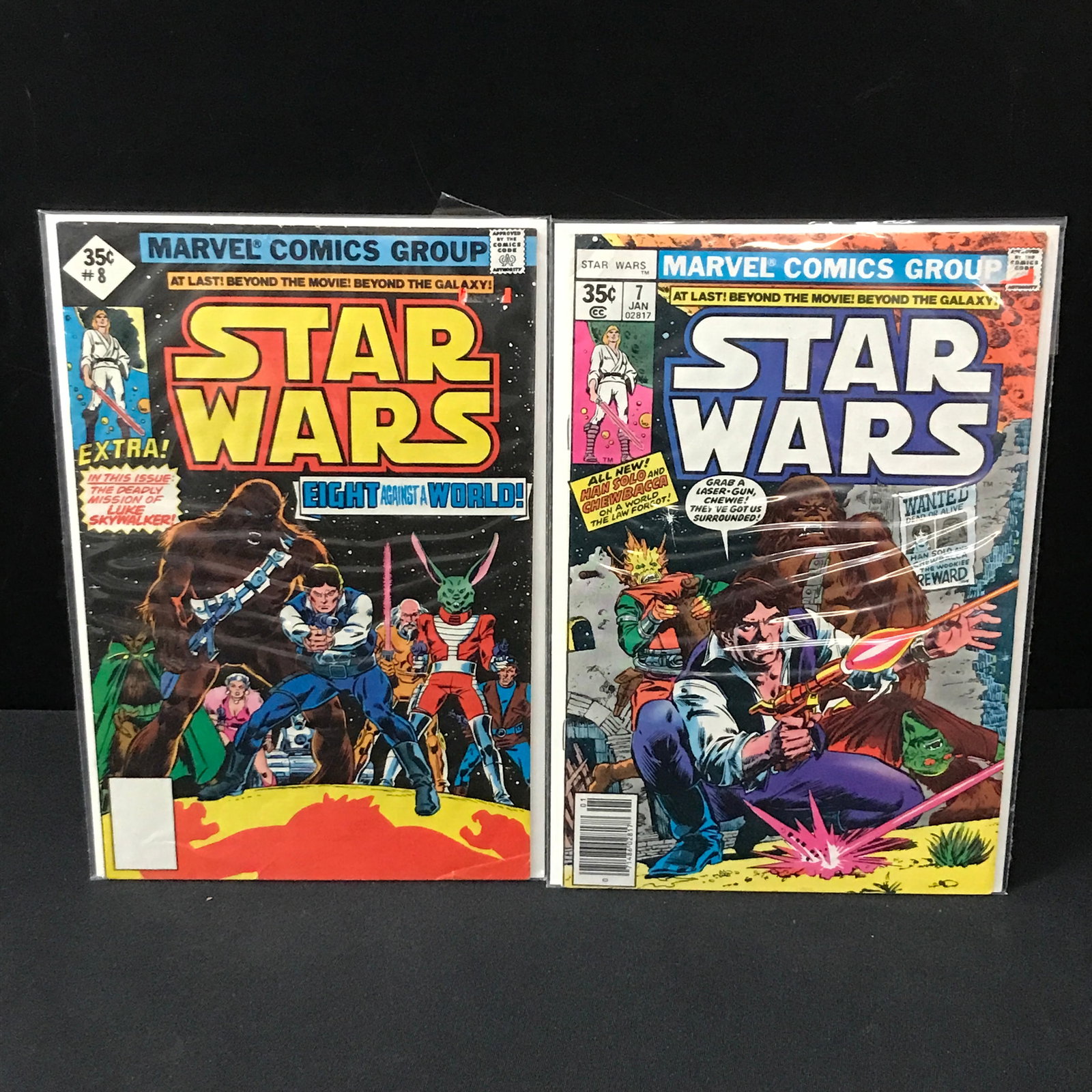 LOT OF 2 STAR WARS COMICS #7-8 - MARVEL COMICS: Prices are in Canadian dollars