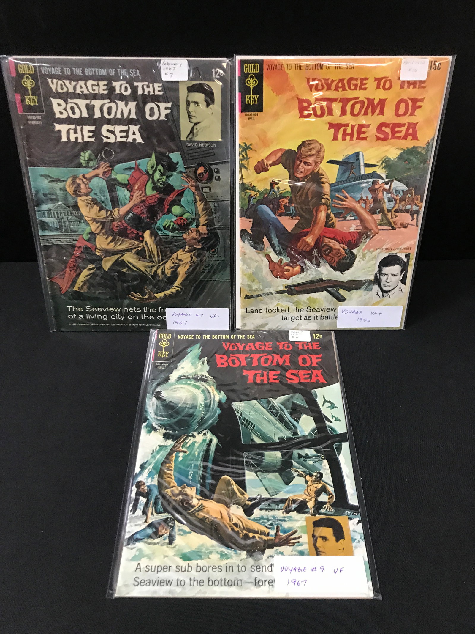 LOT OF 3 VOYAGE TO THE BOTTOM OF THE SEA COMICS - DELL COMICS: Prices are in Canadian dollars