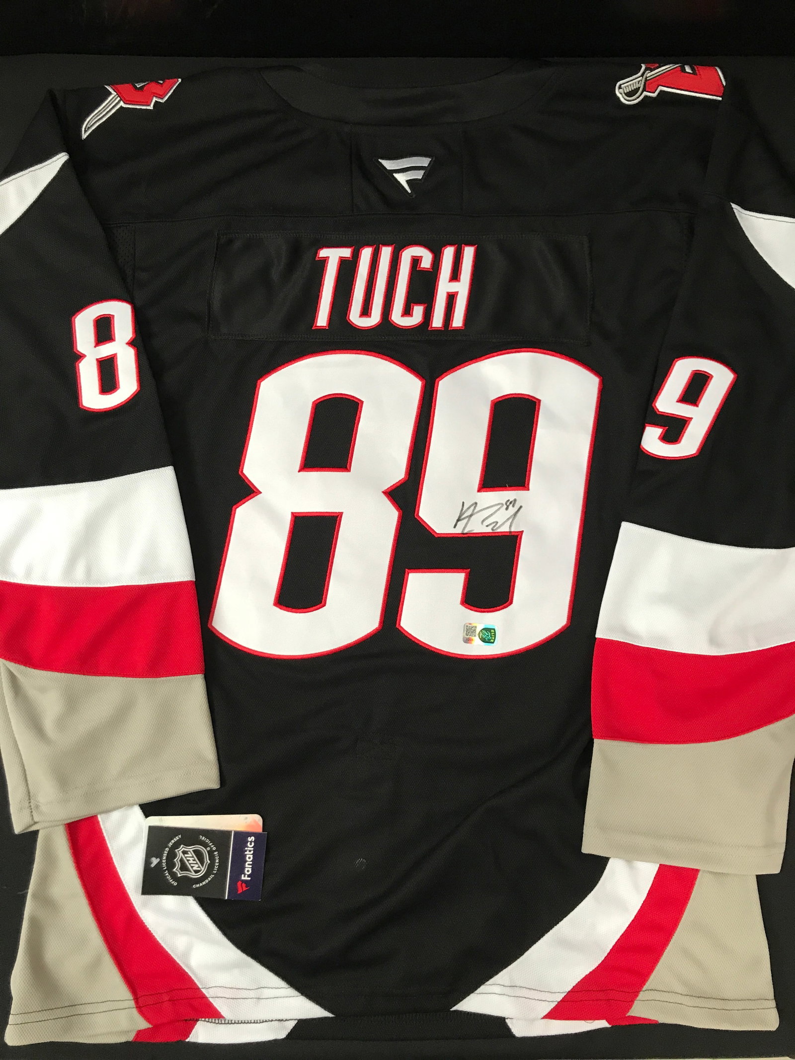 ALEX TUCH SIGNED BUFFALO SABRES CUSTOM JERSEY - ELITE SPORTS COA: Prices are in Canadian dollars