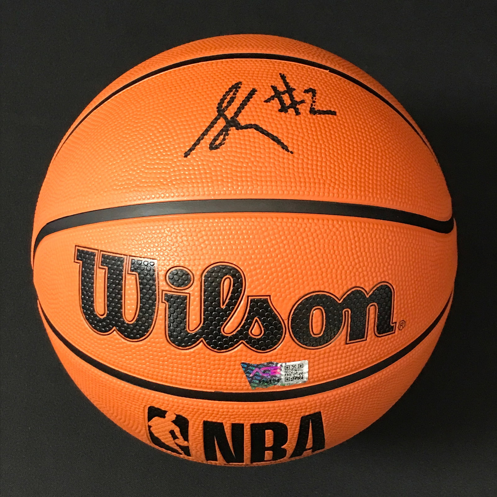 SHAY GILGEOUS ALEXANDER SIGNED BASKETBALL (ACE COA): Prices are in Canadian dollars