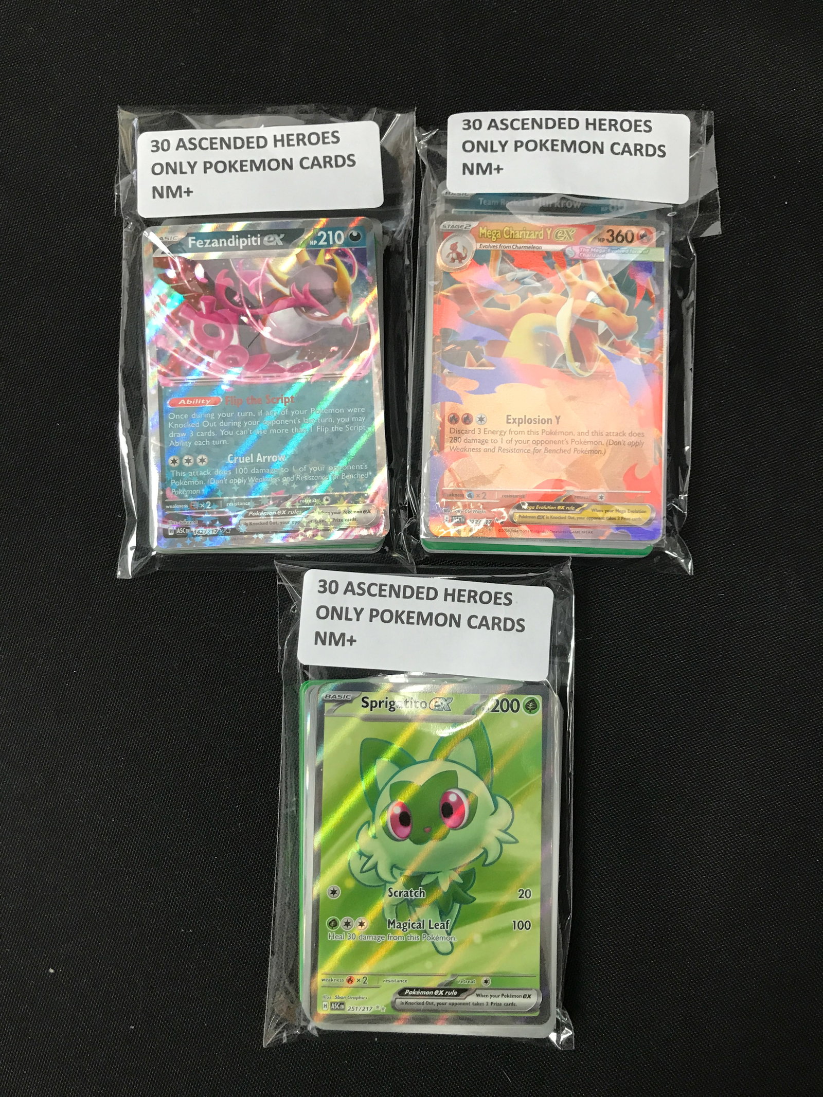 LOT OF 90 POKEMON TCG ASCENDED HEROES TRADING CARDS: Prices are in Canadian dollars