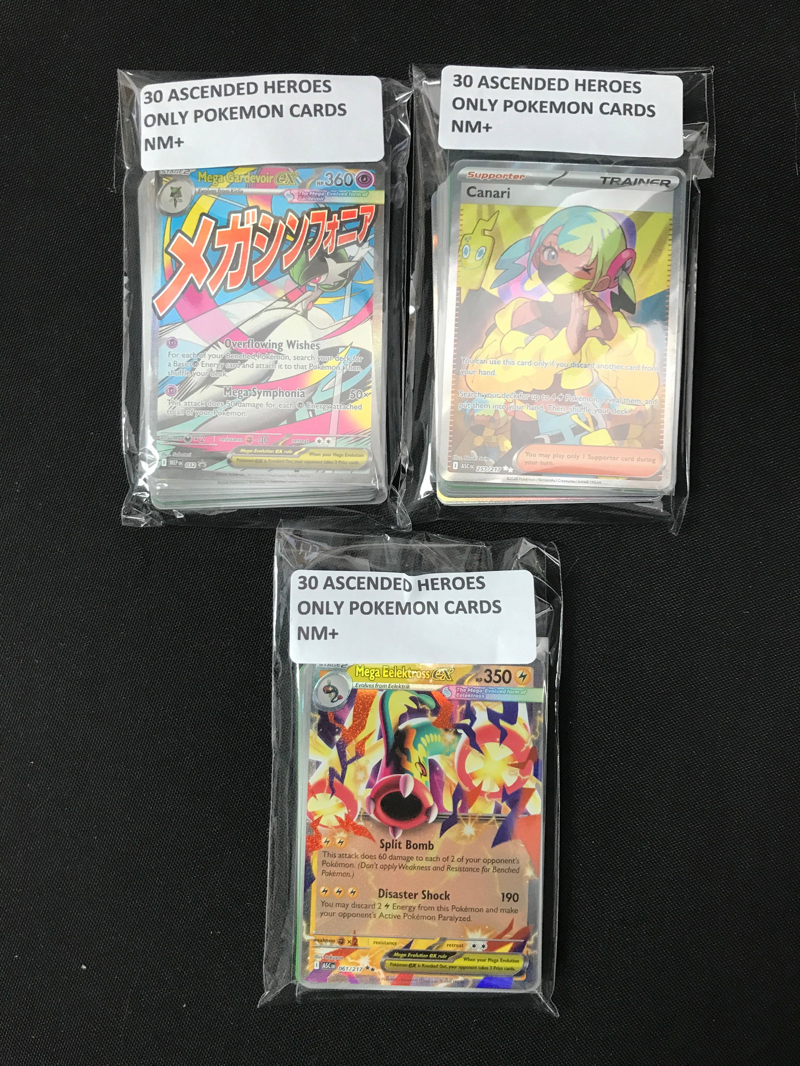 LOT OF 90 POKEMON TCG ASCENDED HEROES TRADING CARDS: Prices are in Canadian dollars