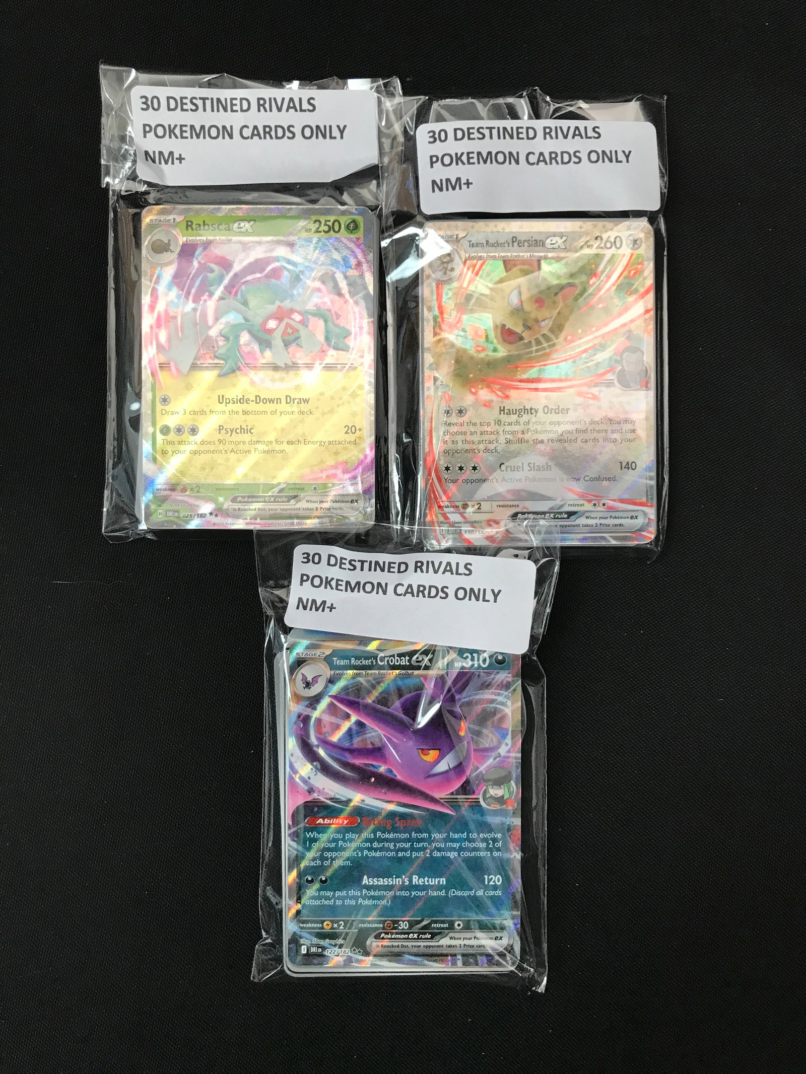 LOT OF 90 POKEMON TCG DESTINED RIVALS TRADING CARDS: Prices are in Canadian dollars